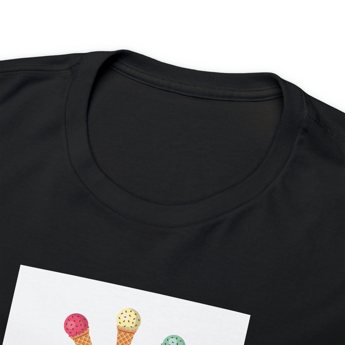 Happy National Ice Cream Day Unisex Heavy Cotton Tee Express Delivery in Continental US