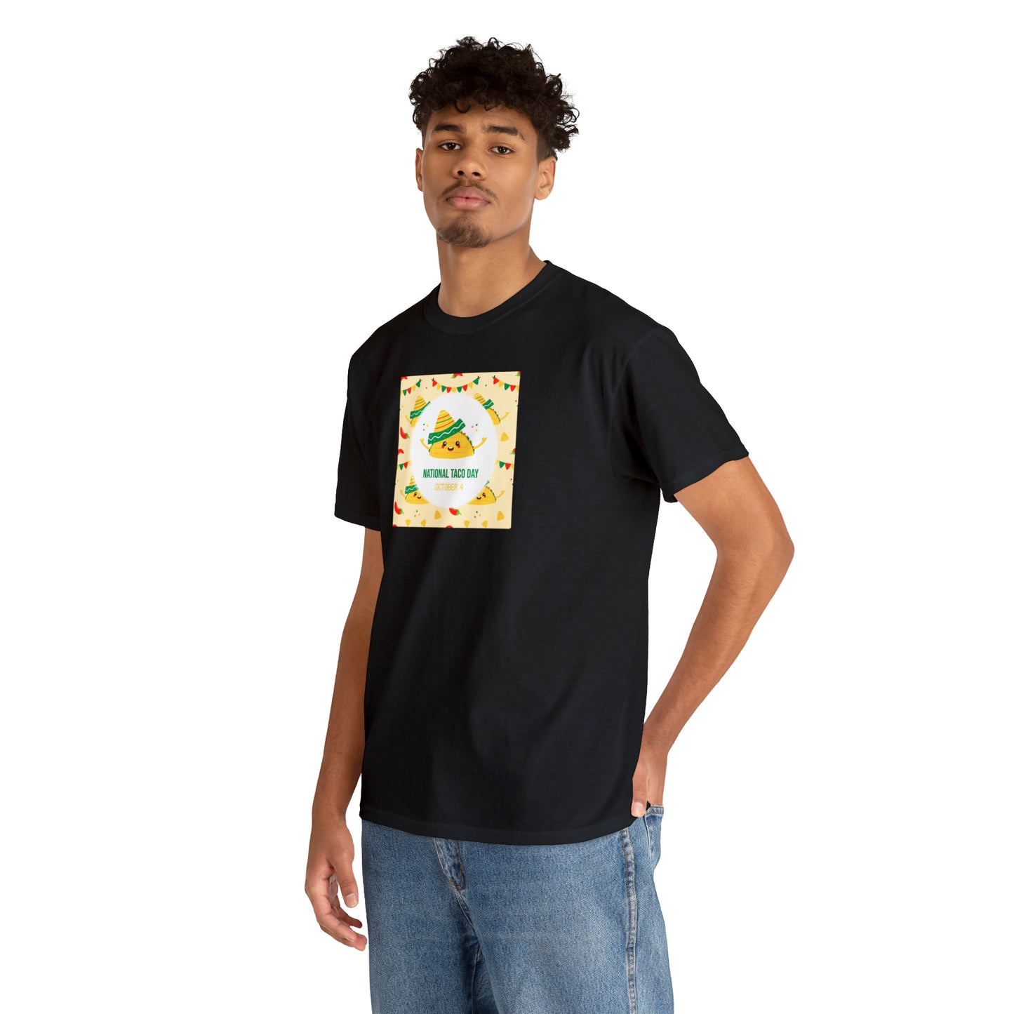 National Taco Day Unisex Heavy Cotton Tee Express Delivery in Continental US