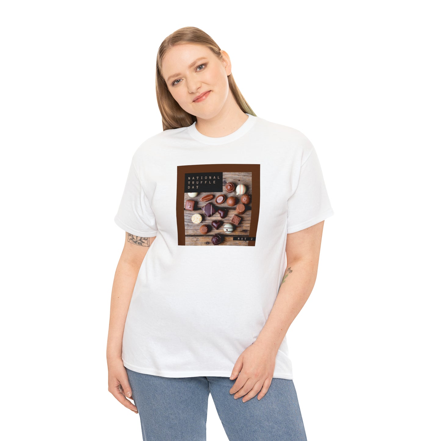 National Truffle Day Unisex Heavy Cotton Tee Express Delivery in Continental US