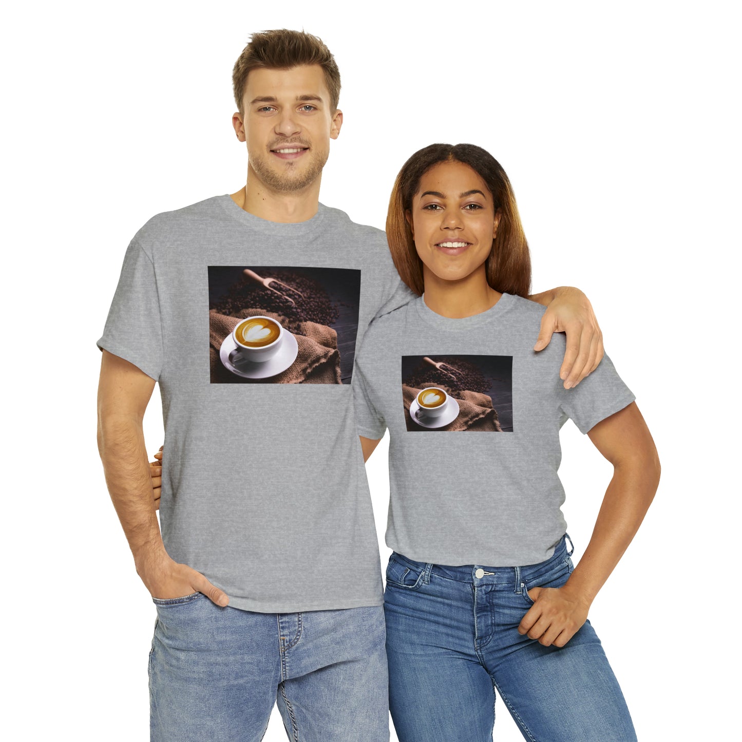 National Coffee Day Unisex Heavy Cotton Tee Express Delivery in Continental US