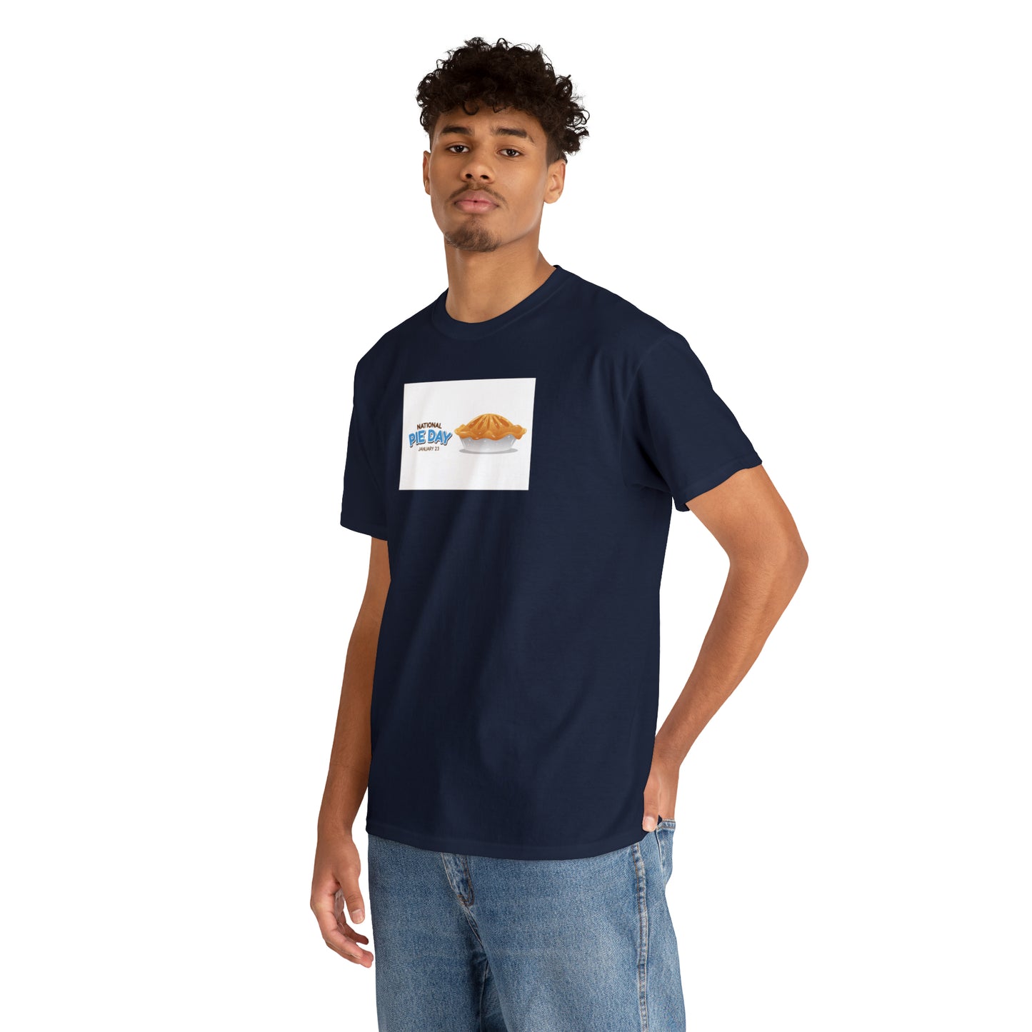 National Pie Day Unisex Heavy Cotton Tee Express Delivery in Continental US