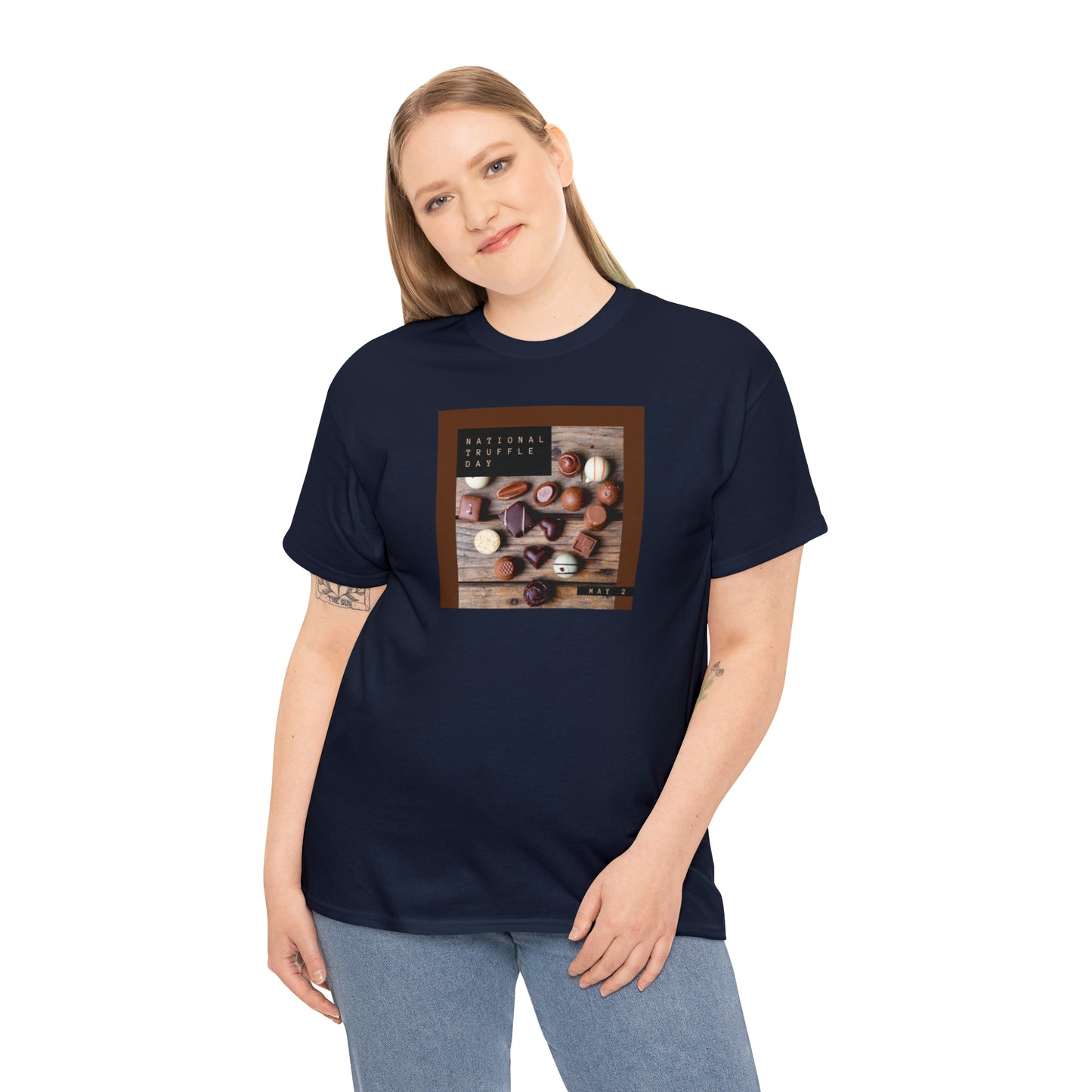 National Truffle Day Unisex Heavy Cotton Tee Express Delivery in Continental US