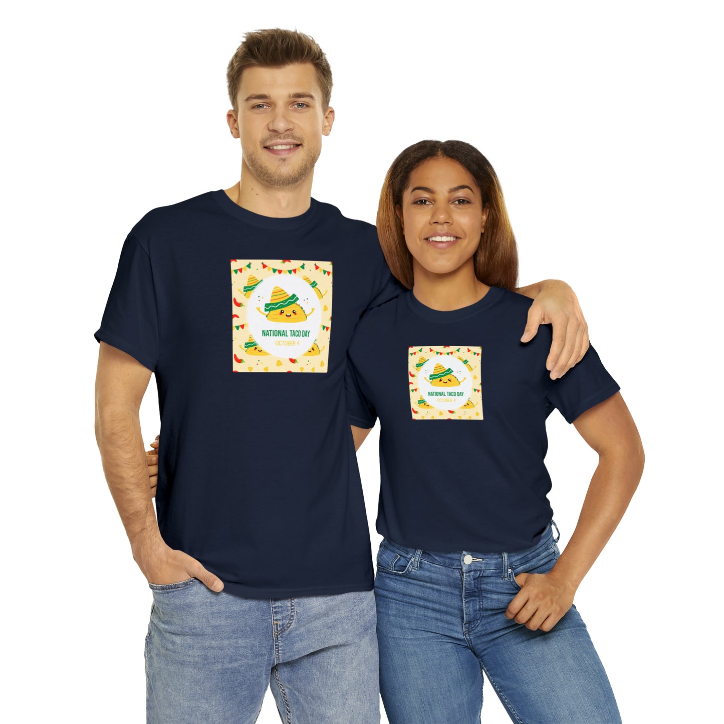 National Taco Day Unisex Heavy Cotton Tee Express Delivery in Continental US