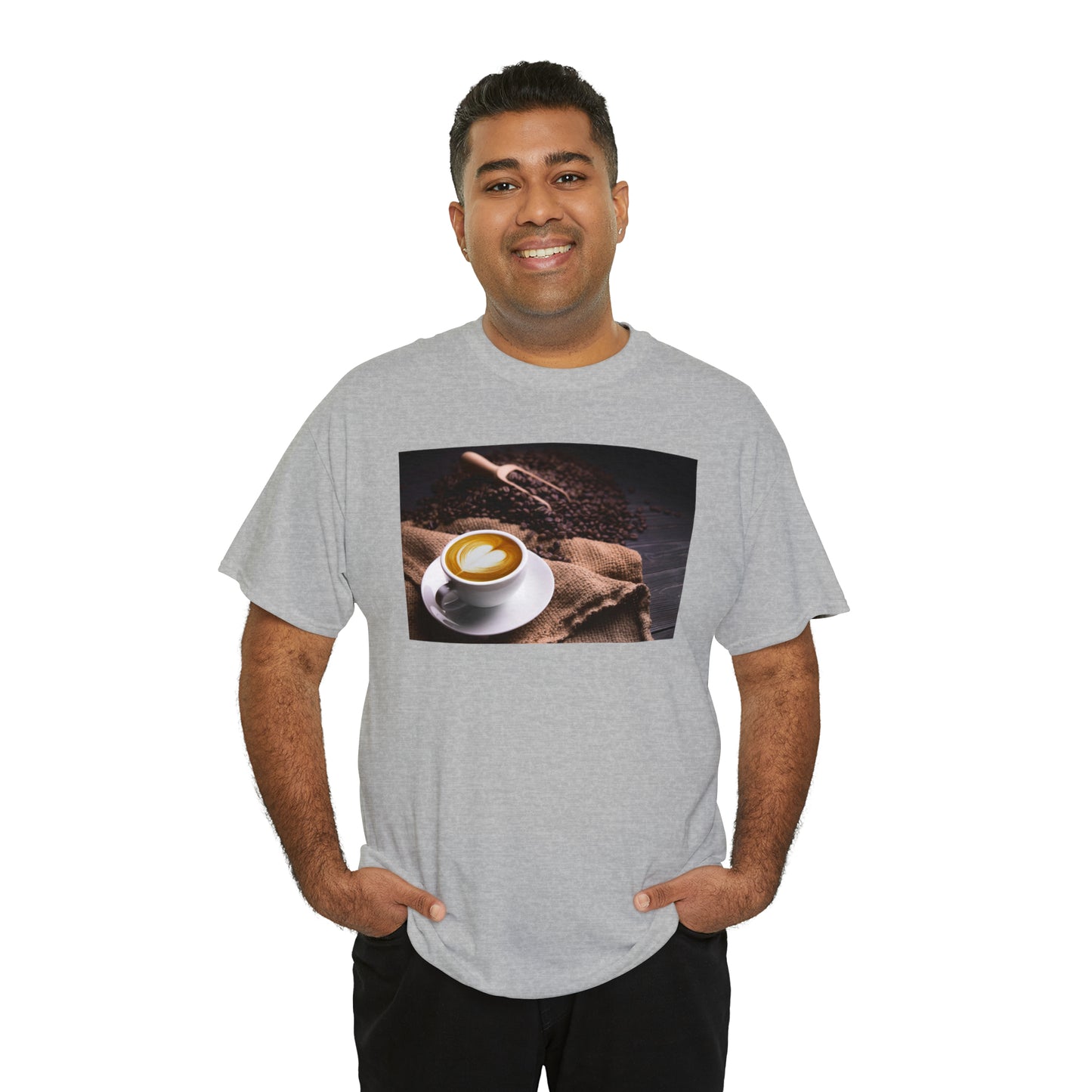 National Coffee Day Unisex Heavy Cotton Tee Express Delivery in Continental US