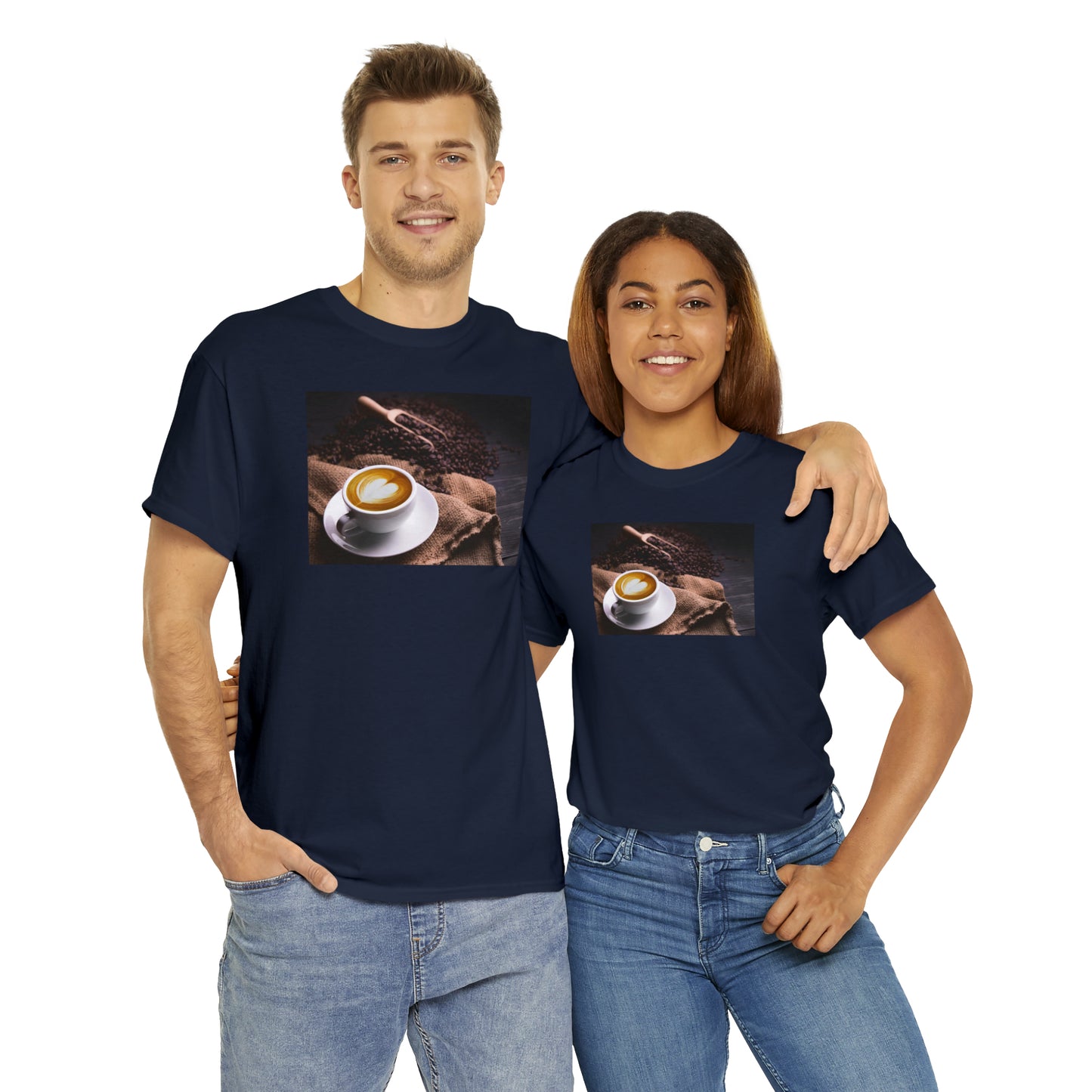National Coffee Day Unisex Heavy Cotton Tee Express Delivery in Continental US
