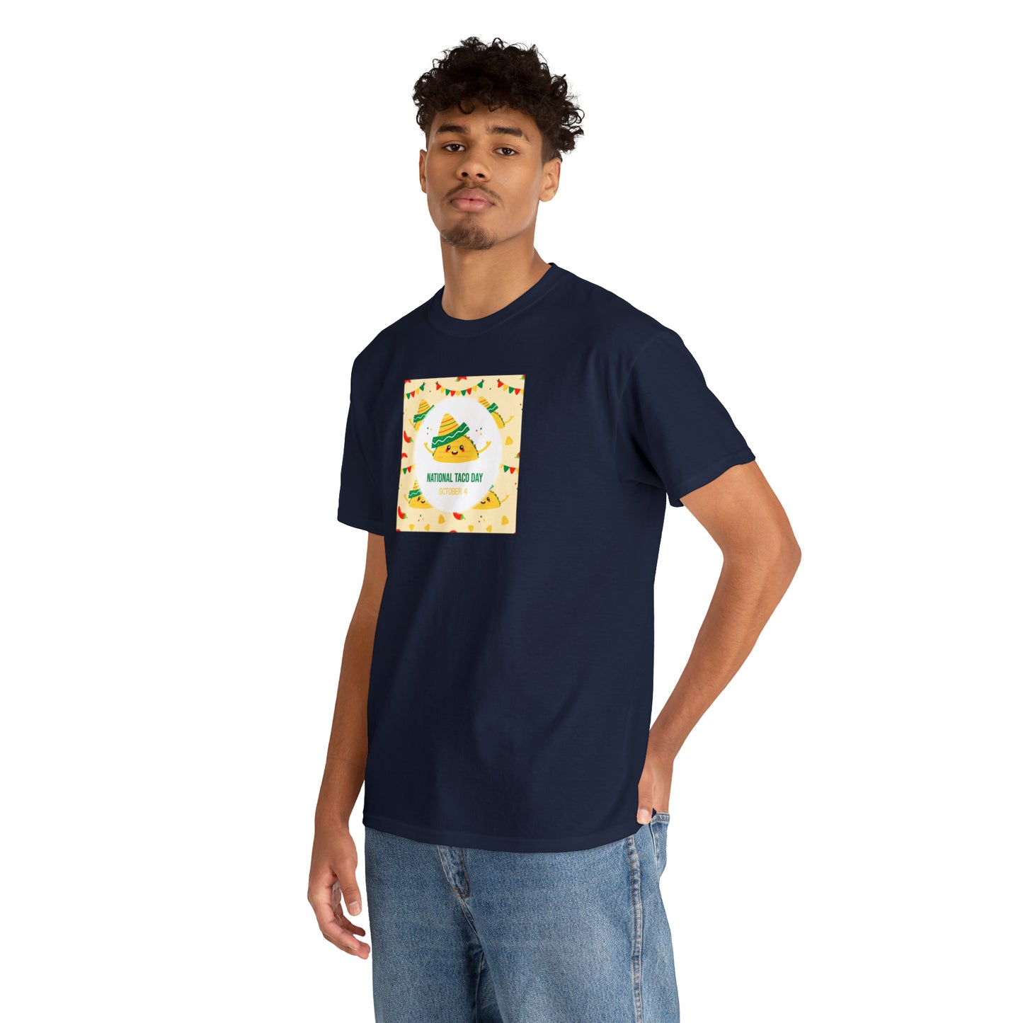 National Taco Day Unisex Heavy Cotton Tee Express Delivery in Continental US