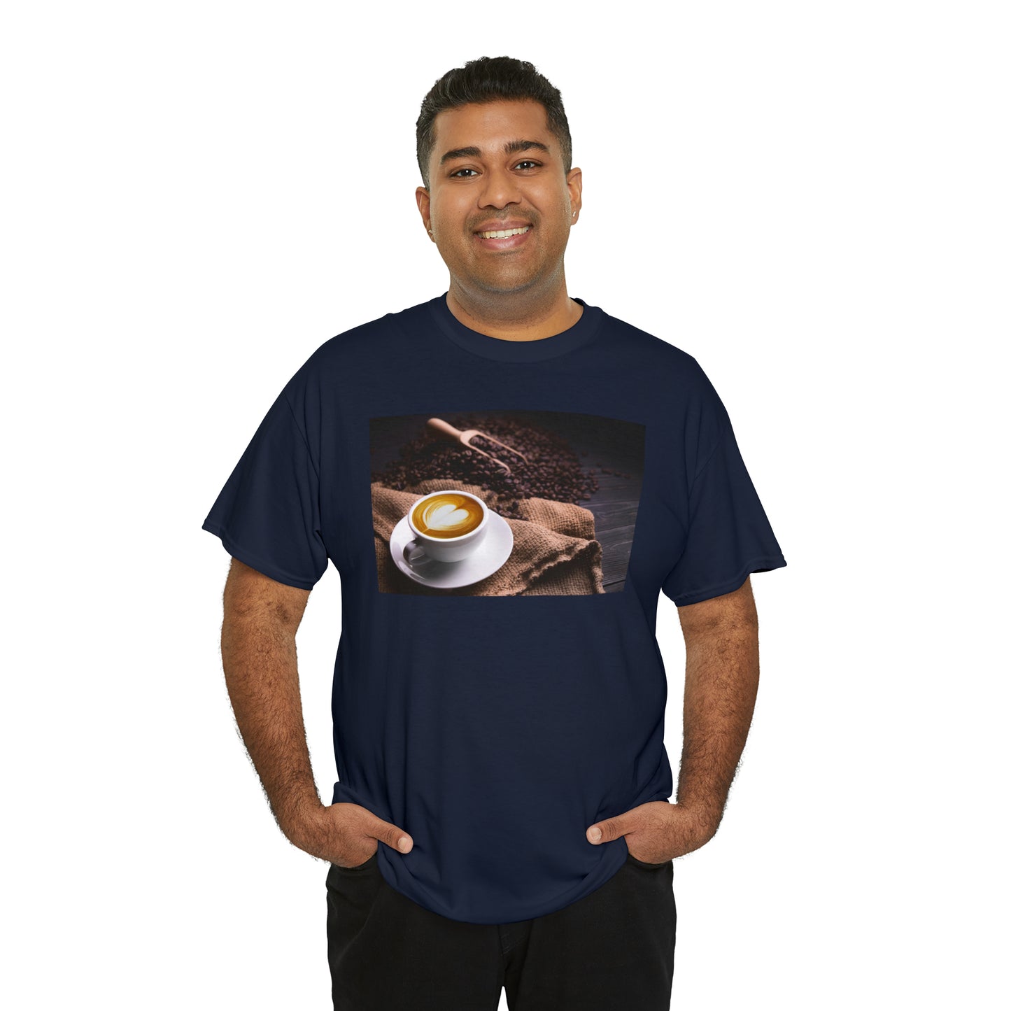 National Coffee Day Unisex Heavy Cotton Tee Express Delivery in Continental US