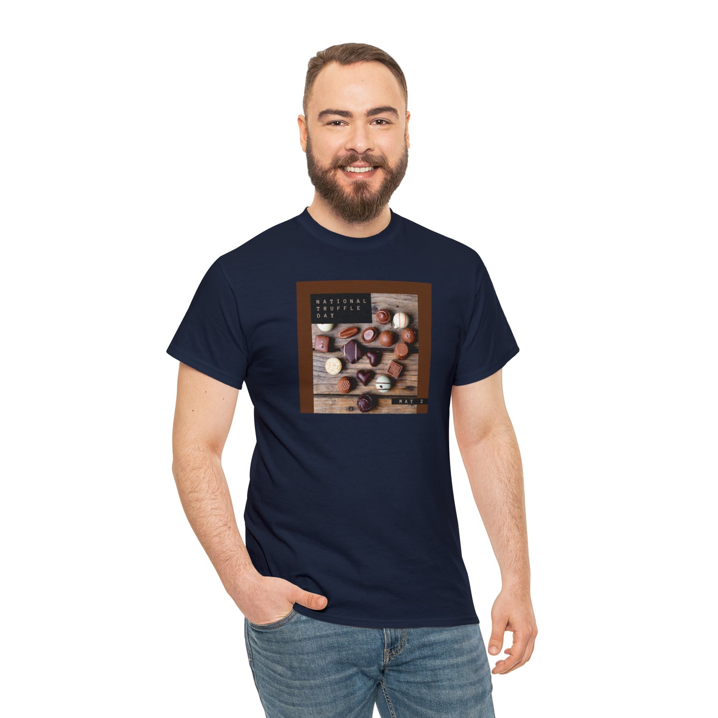National Truffle Day Unisex Heavy Cotton Tee Express Delivery in Continental US