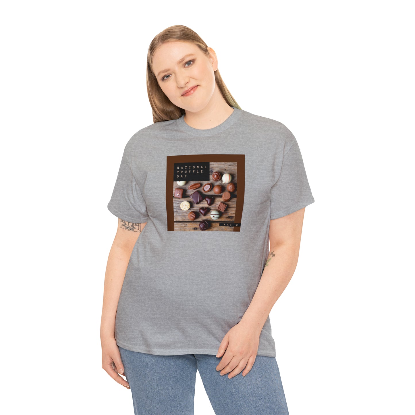National Truffle Day Unisex Heavy Cotton Tee Express Delivery in Continental US