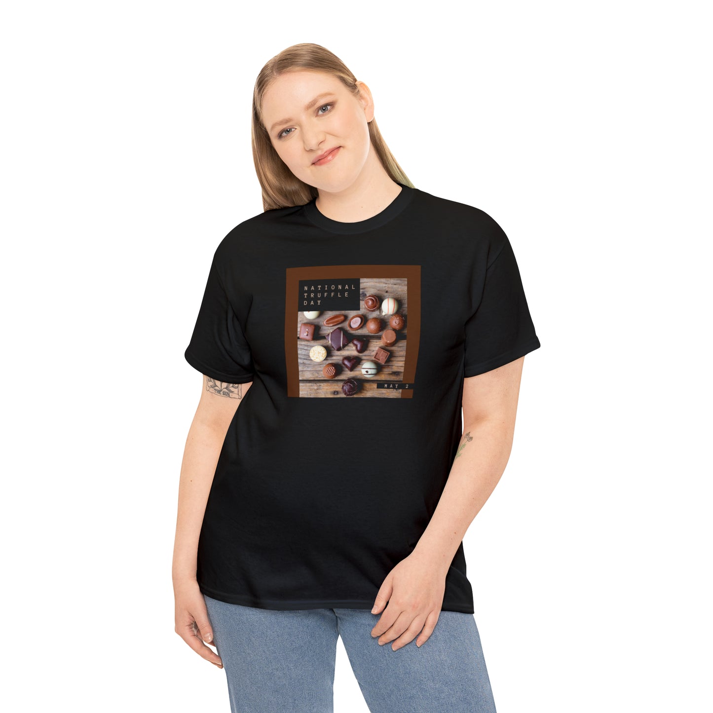 National Truffle Day Unisex Heavy Cotton Tee Express Delivery in Continental US
