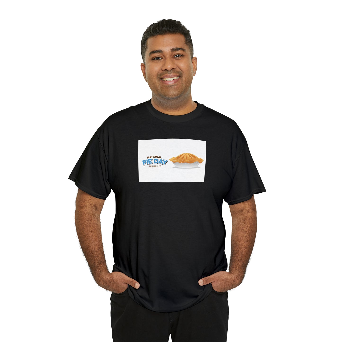 National Pie Day Unisex Heavy Cotton Tee Express Delivery in Continental US