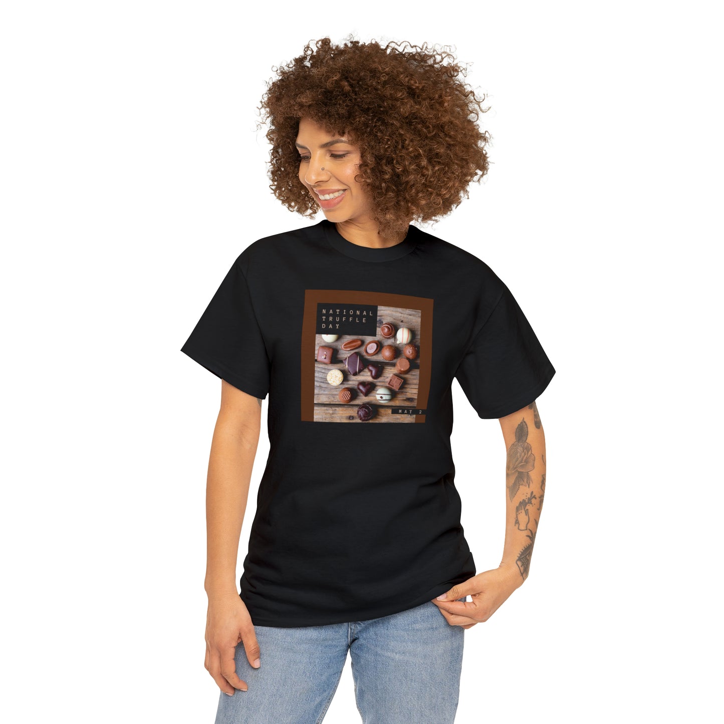 National Truffle Day Unisex Heavy Cotton Tee Express Delivery in Continental US
