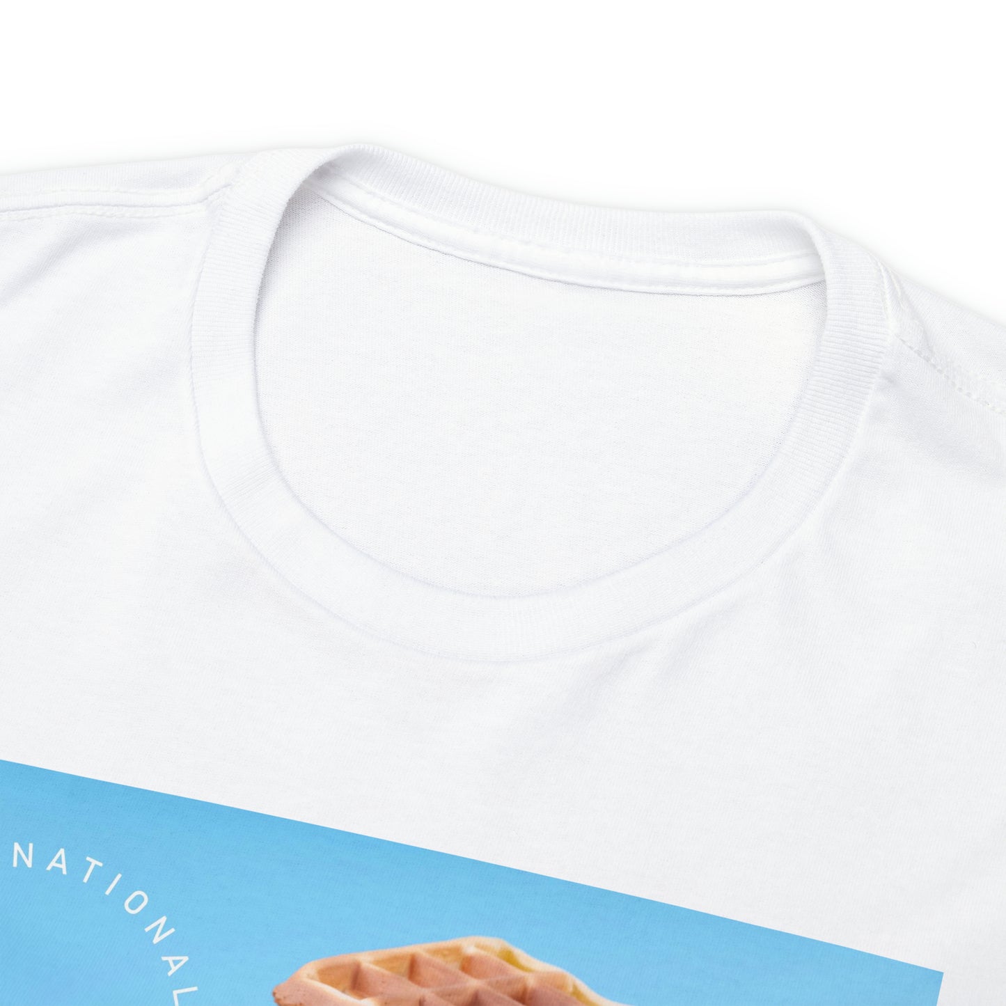 National Waffle Day Unisex Heavy Cotton Tee Express Delivery in Continental US