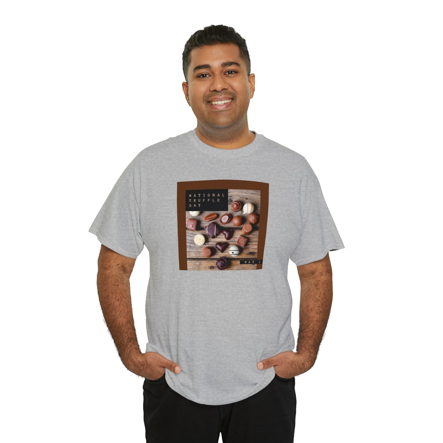 National Truffle Day Unisex Heavy Cotton Tee Express Delivery in Continental US
