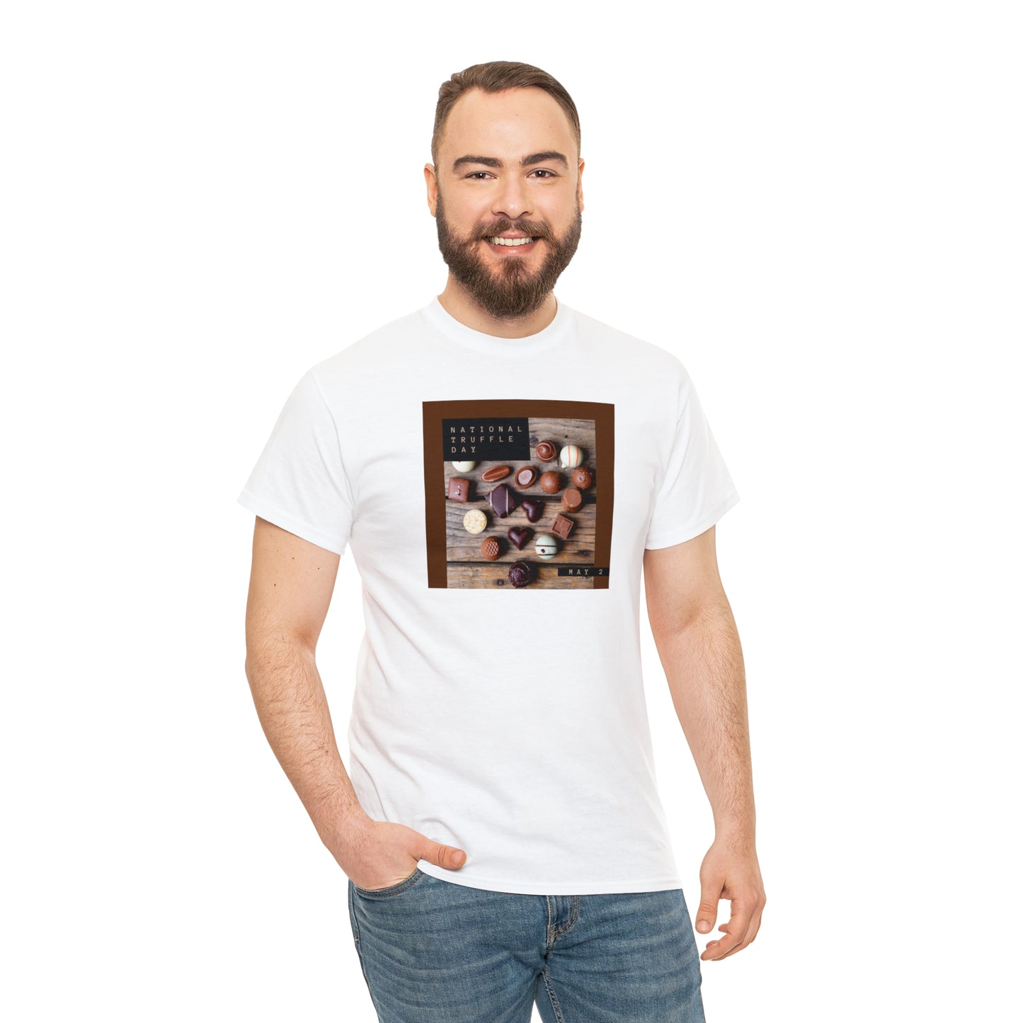 National Truffle Day Unisex Heavy Cotton Tee Express Delivery in Continental US