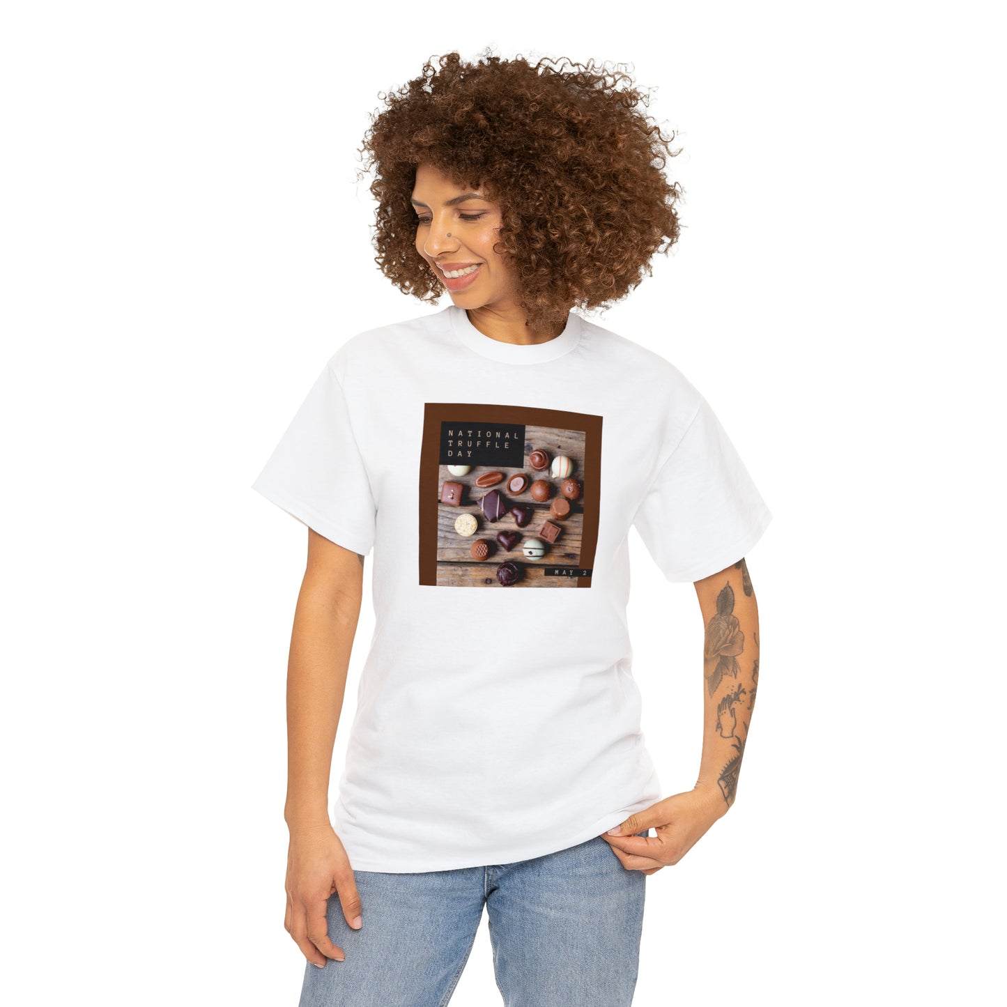 National Truffle Day Unisex Heavy Cotton Tee Express Delivery in Continental US