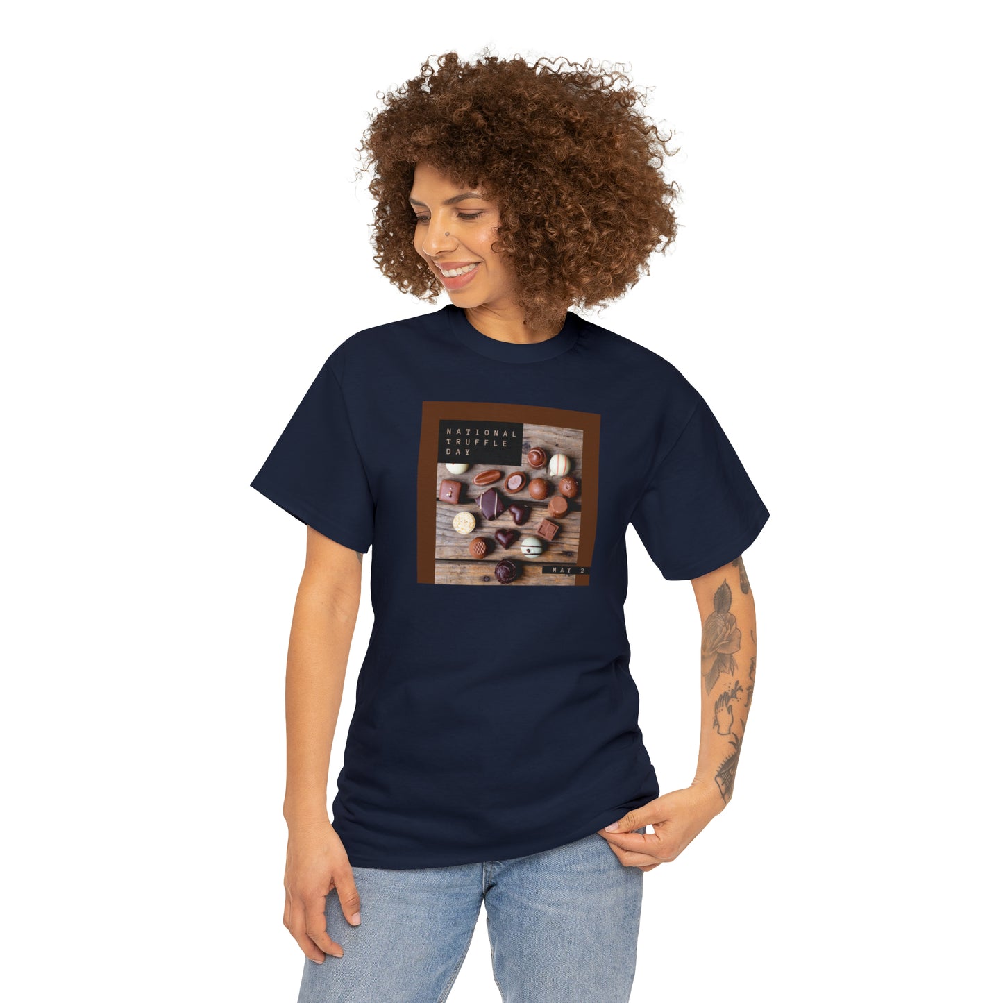 National Truffle Day Unisex Heavy Cotton Tee Express Delivery in Continental US