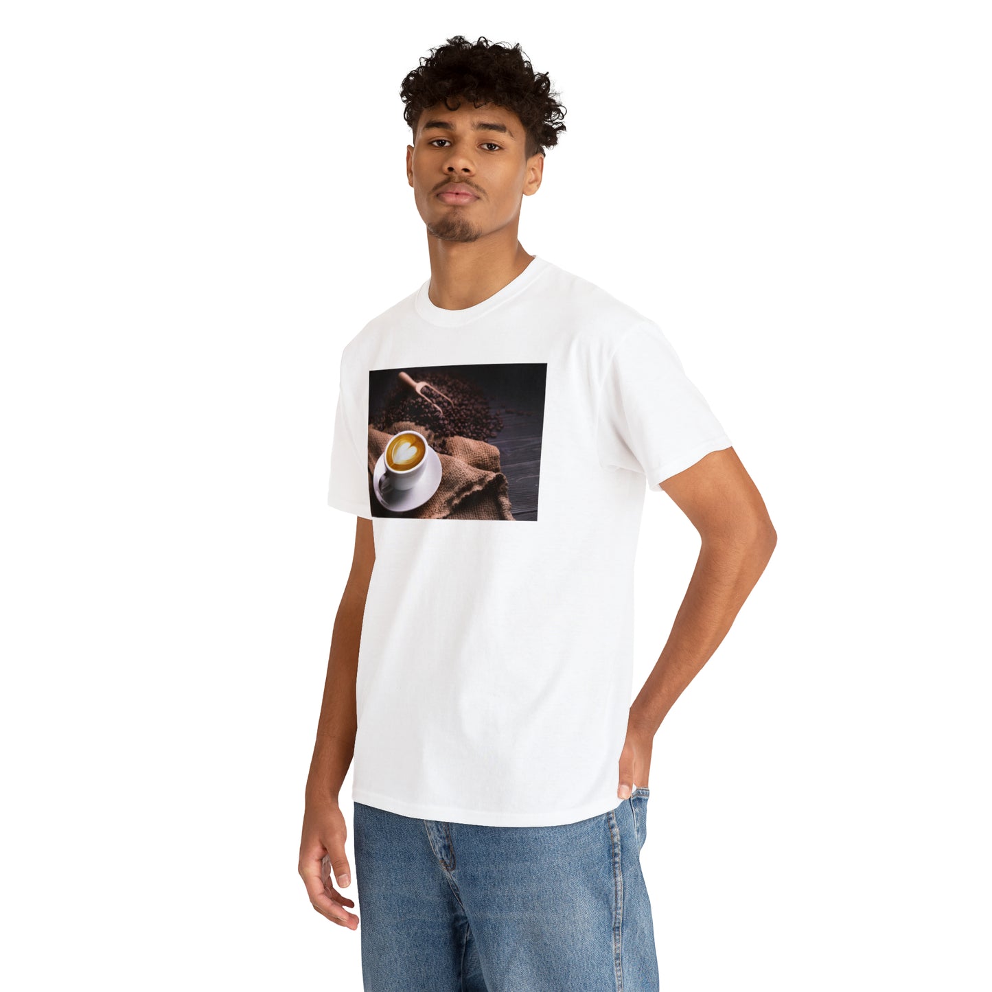 National Coffee Day Unisex Heavy Cotton Tee Express Delivery in Continental US
