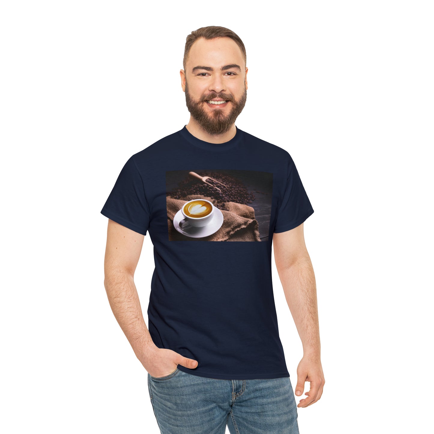 National Coffee Day Unisex Heavy Cotton Tee Express Delivery in Continental US