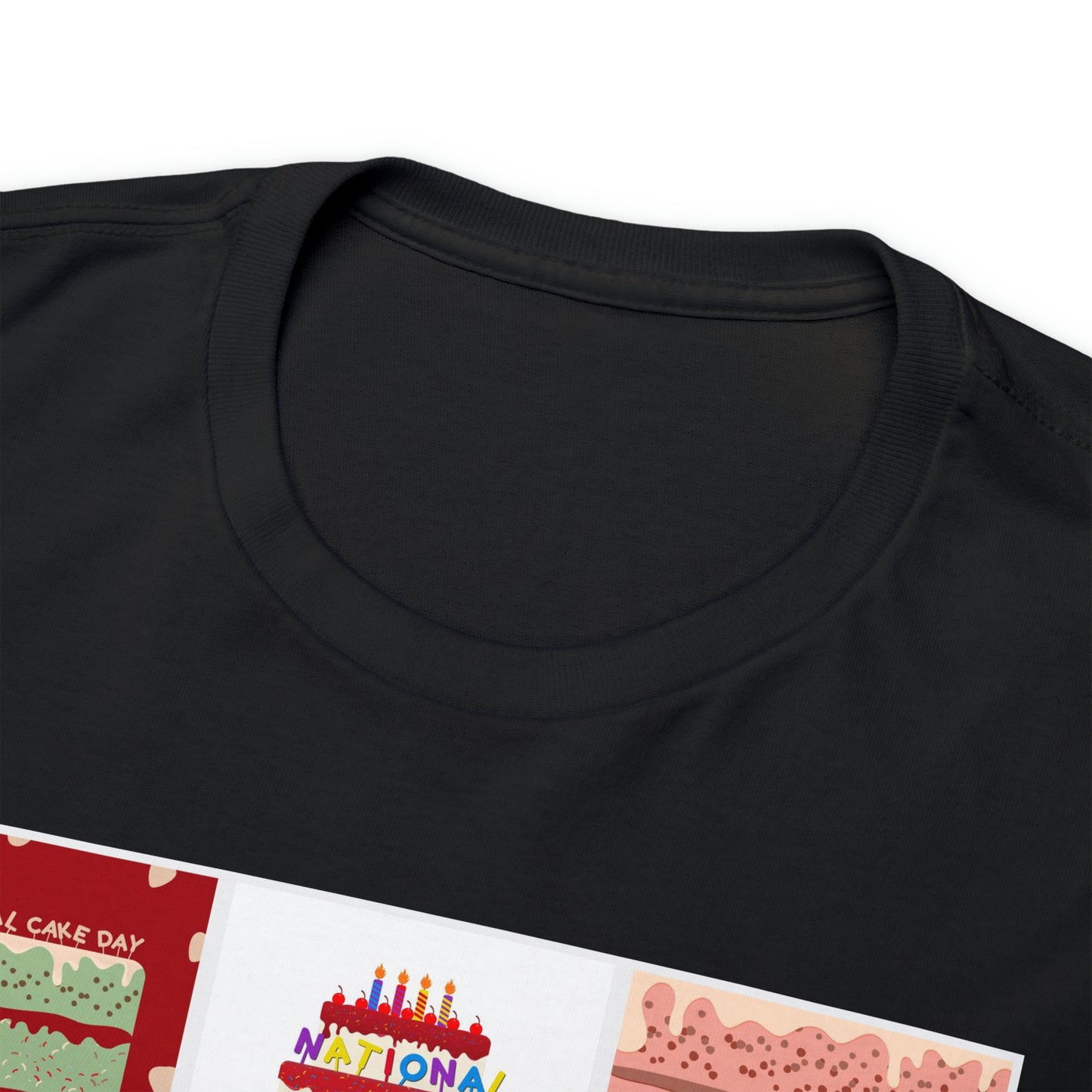 National Cake Day Unisex Heavy Cotton Tee Express Delivery in Continental US