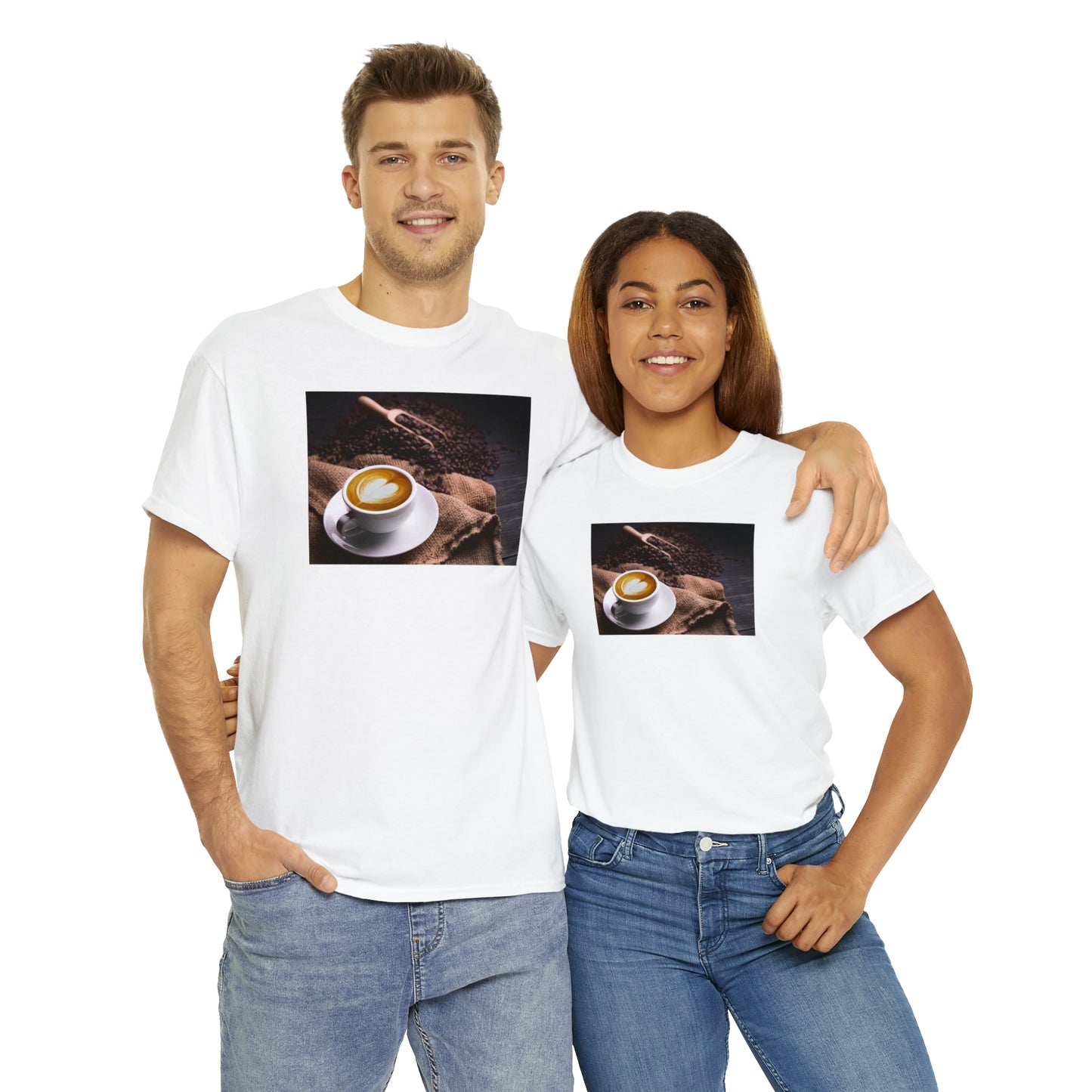 National Coffee Day Unisex Heavy Cotton Tee Express Delivery in Continental US