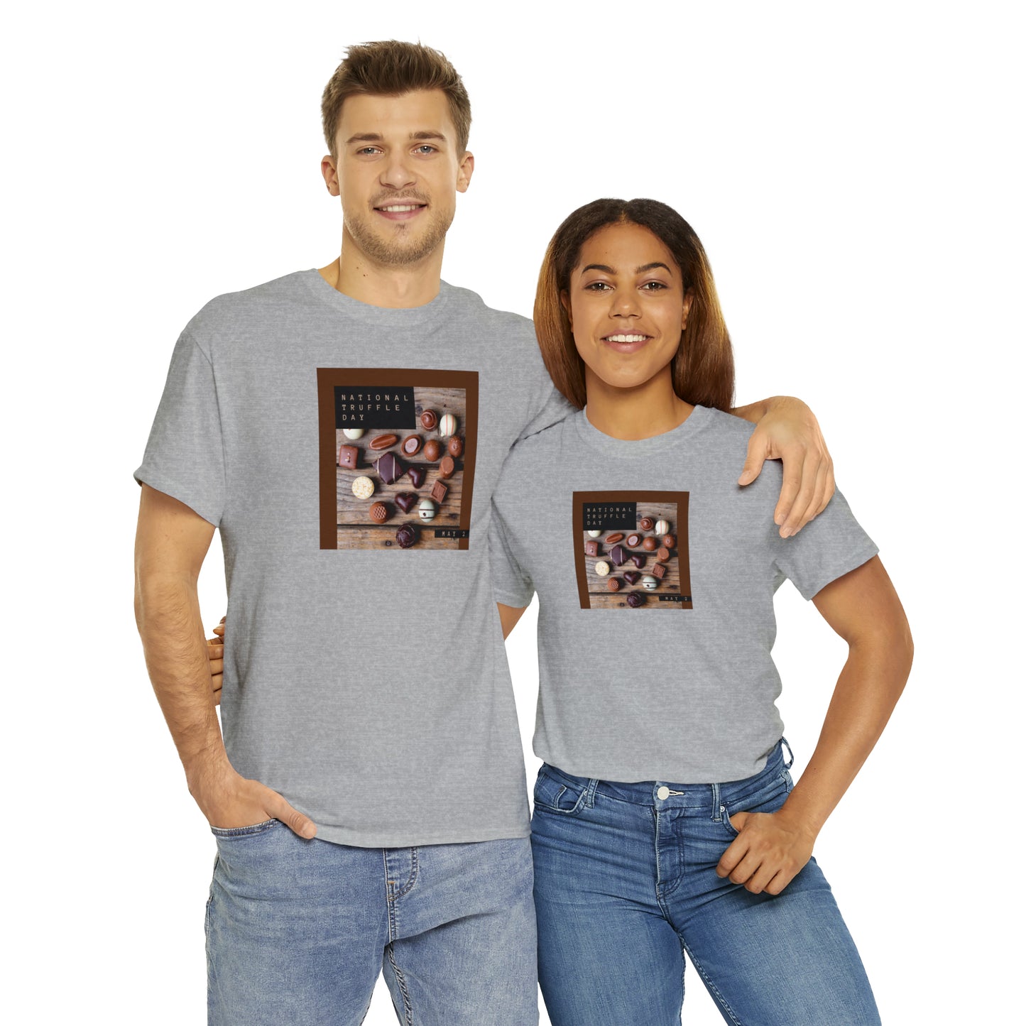 National Truffle Day Unisex Heavy Cotton Tee Express Delivery in Continental US