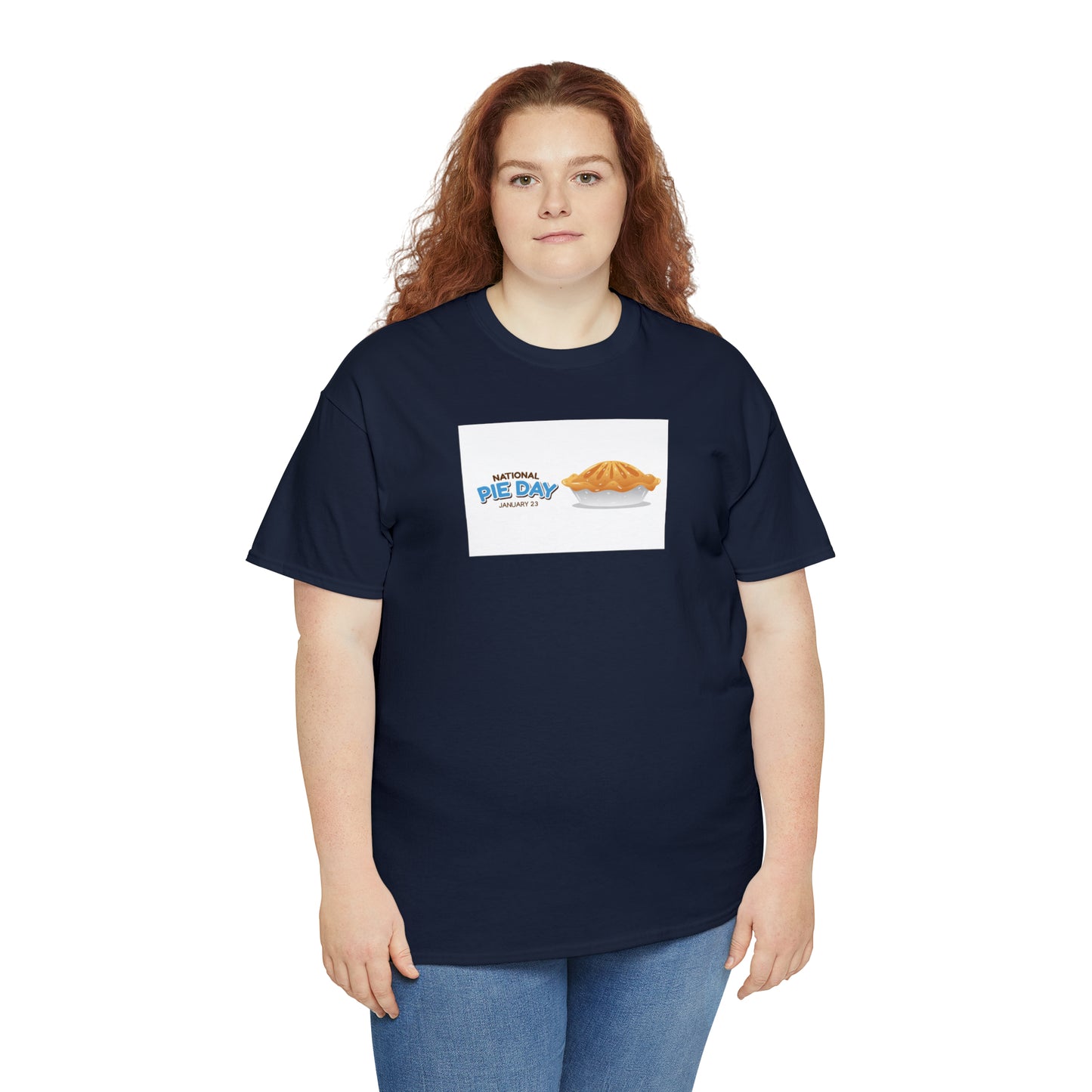 National Pie Day Unisex Heavy Cotton Tee Express Delivery in Continental US