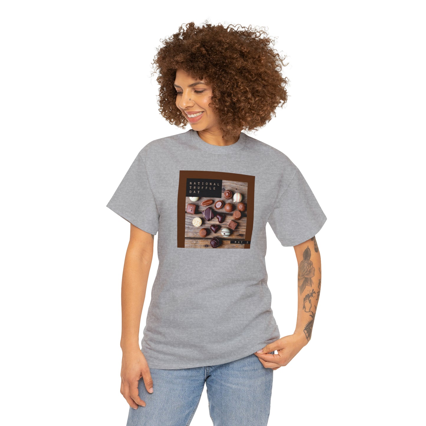 National Truffle Day Unisex Heavy Cotton Tee Express Delivery in Continental US