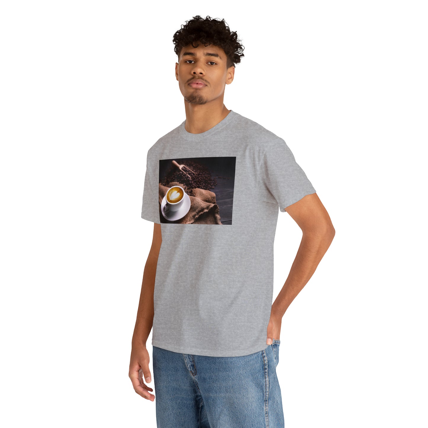 National Coffee Day Unisex Heavy Cotton Tee Express Delivery in Continental US