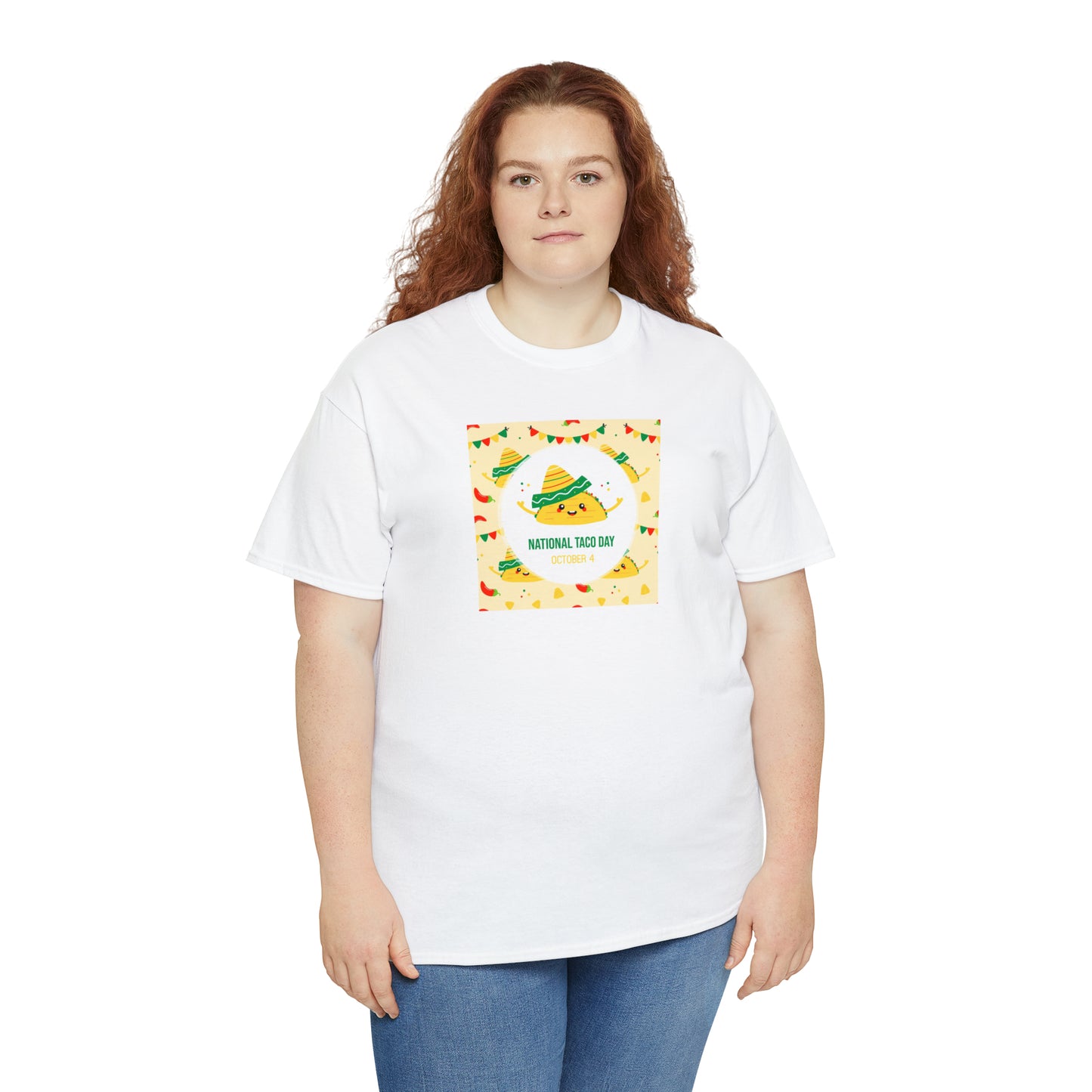 National Taco Day Unisex Heavy Cotton Tee Express Delivery in Continental US