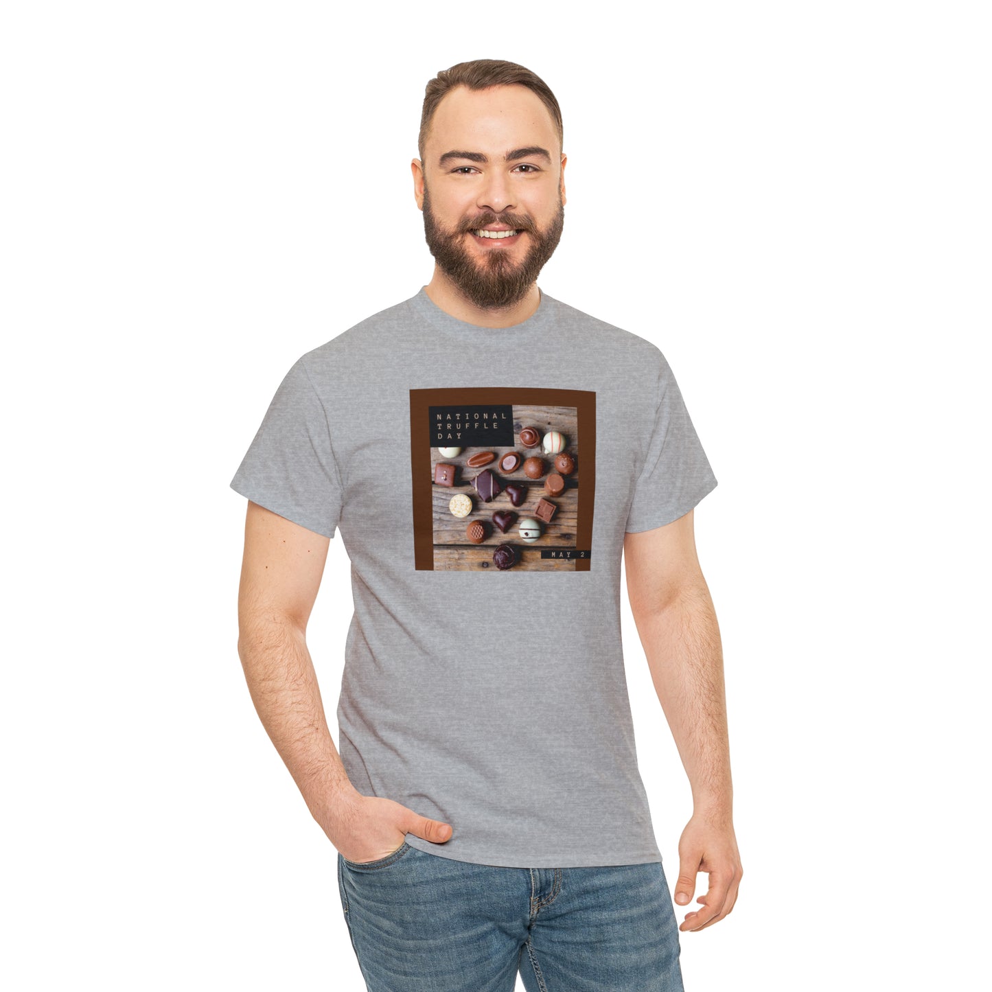 National Truffle Day Unisex Heavy Cotton Tee Express Delivery in Continental US