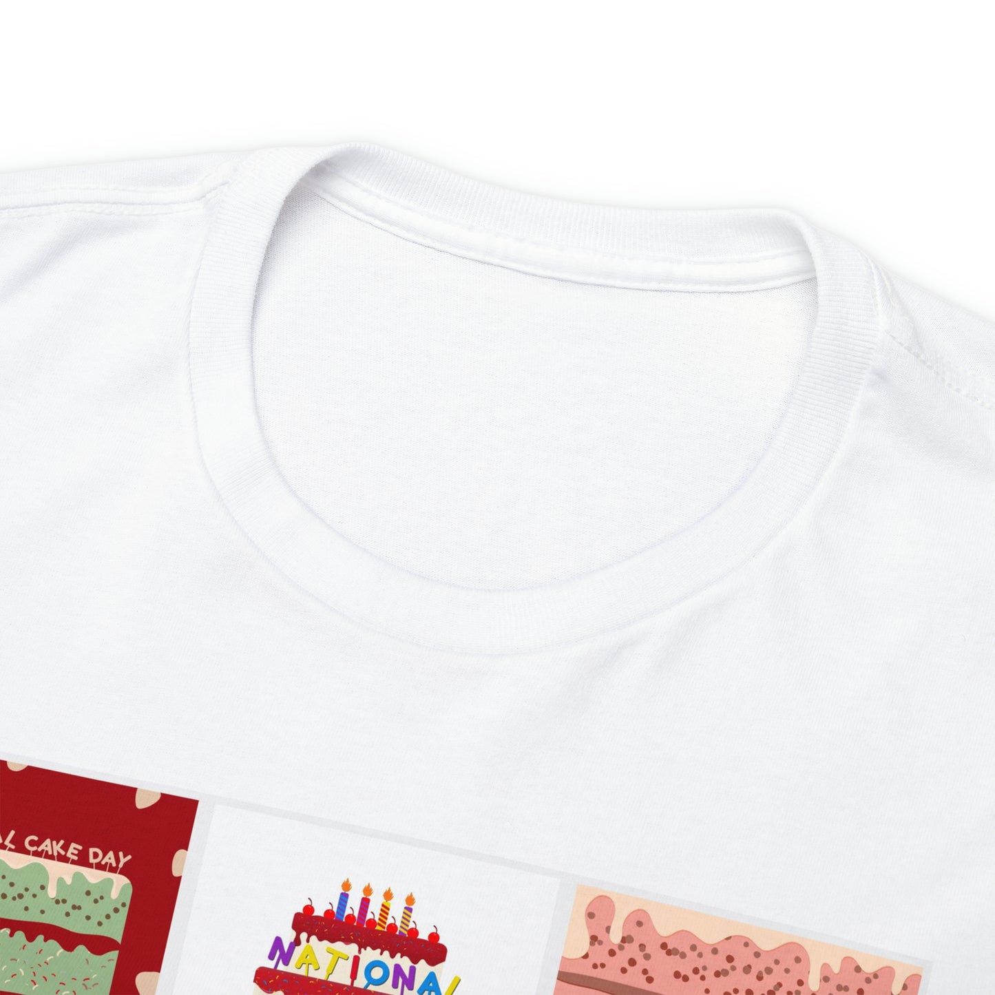 National Cake Day Unisex Heavy Cotton Tee Express Delivery in Continental US