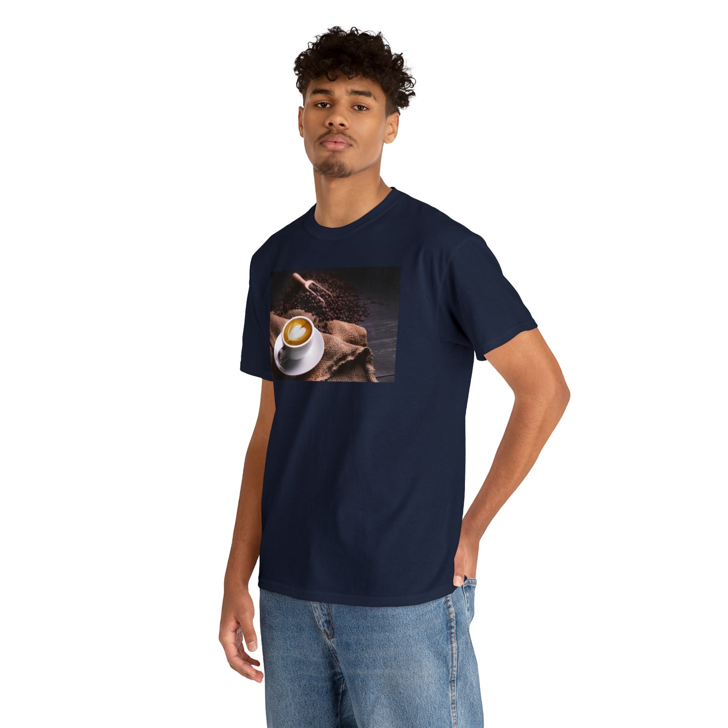 National Coffee Day Unisex Heavy Cotton Tee Express Delivery in Continental US