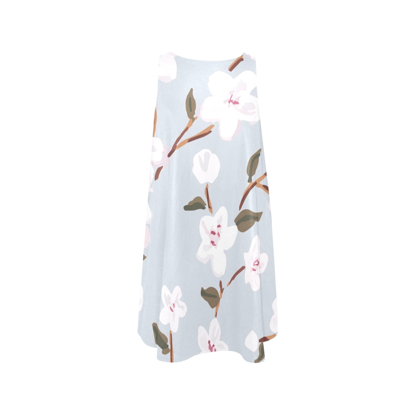 Women's Sleeveless A-Line Pocket Dress (D57)