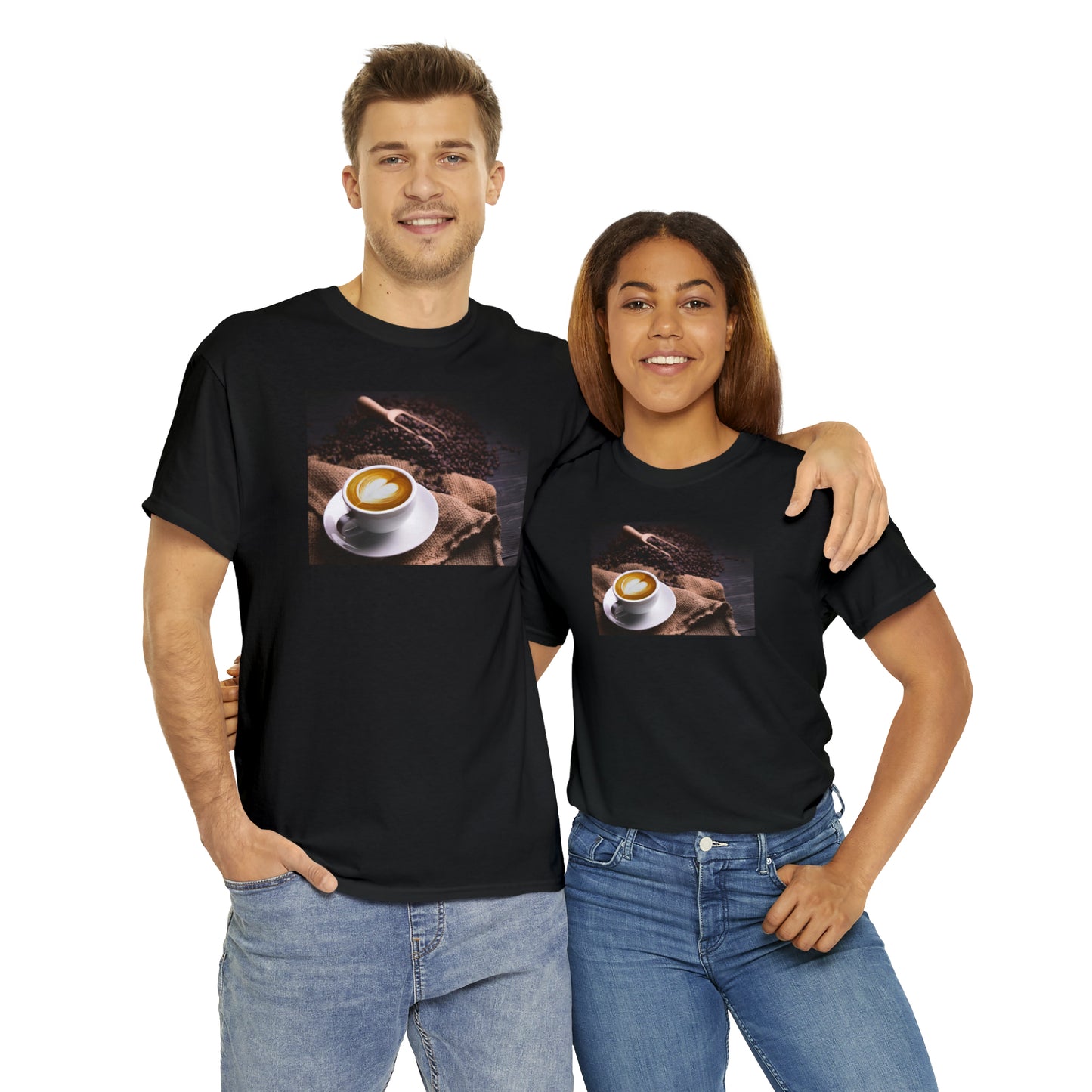 National Coffee Day Unisex Heavy Cotton Tee Express Delivery in Continental US