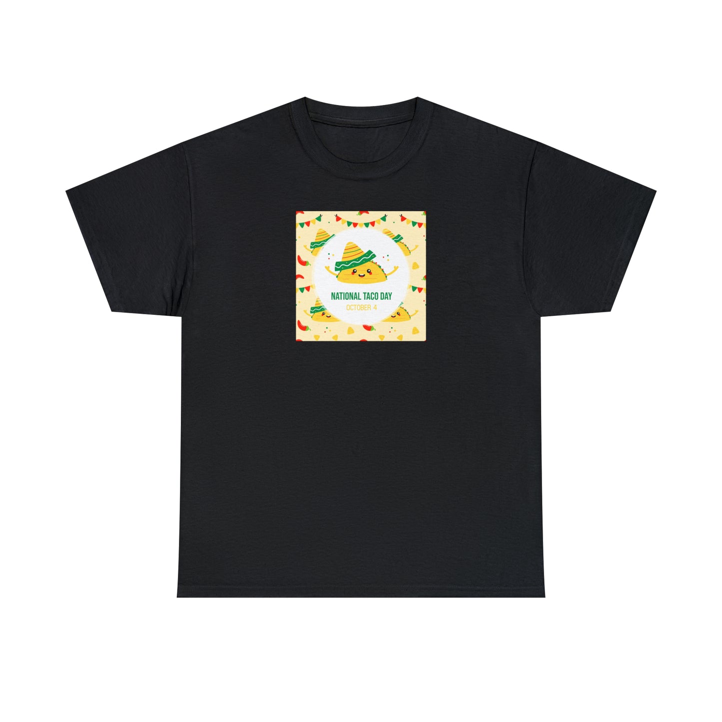 National Taco Day Unisex Heavy Cotton Tee Express Delivery in Continental US