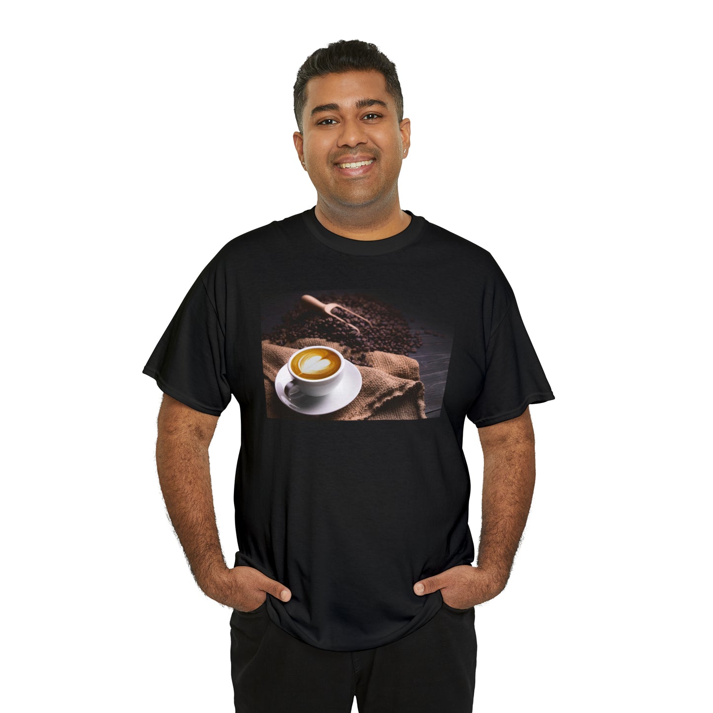 National Coffee Day Unisex Heavy Cotton Tee Express Delivery in Continental US