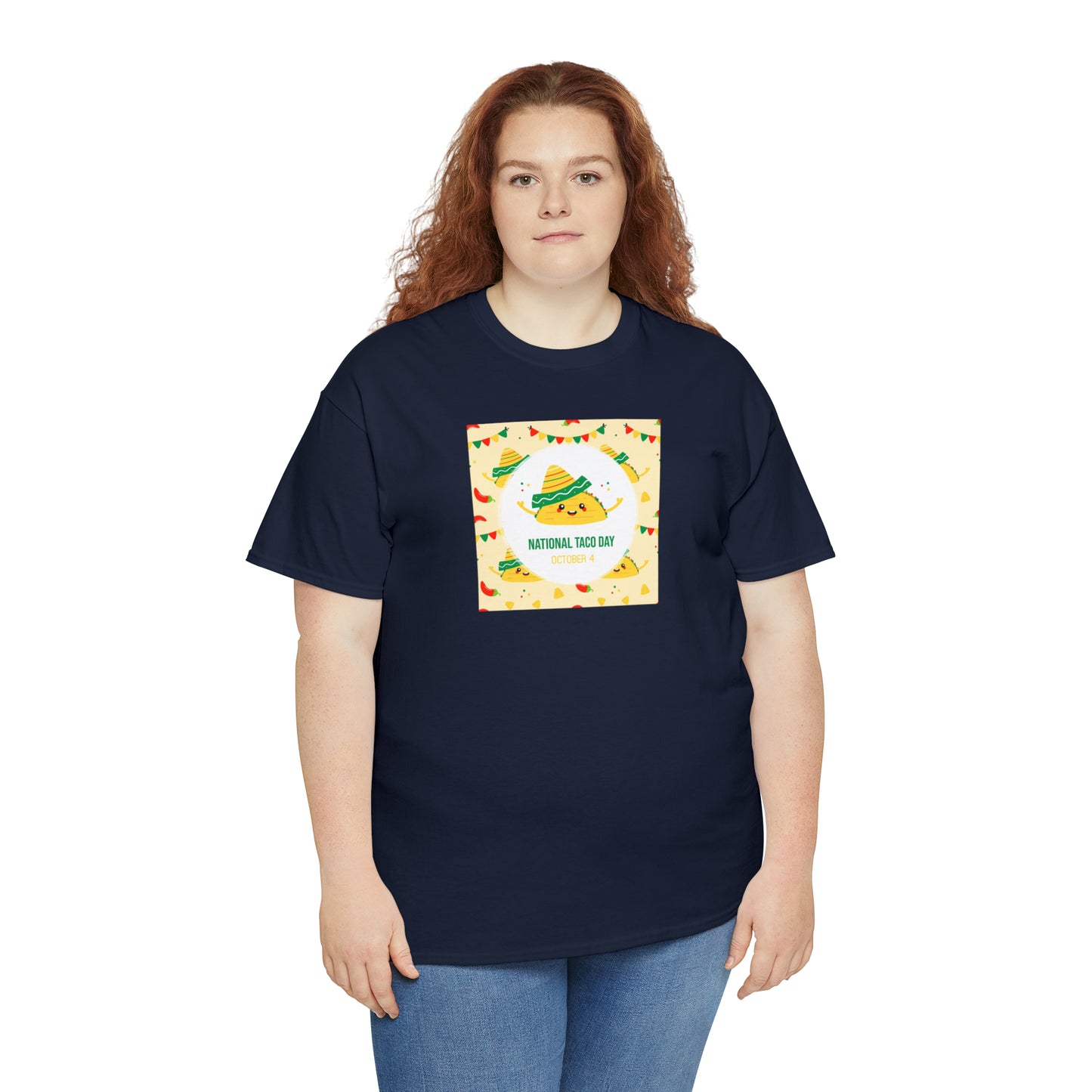 National Taco Day Unisex Heavy Cotton Tee Express Delivery in Continental US