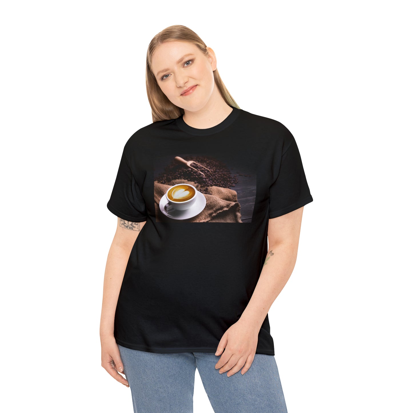National Coffee Day Unisex Heavy Cotton Tee Express Delivery in Continental US