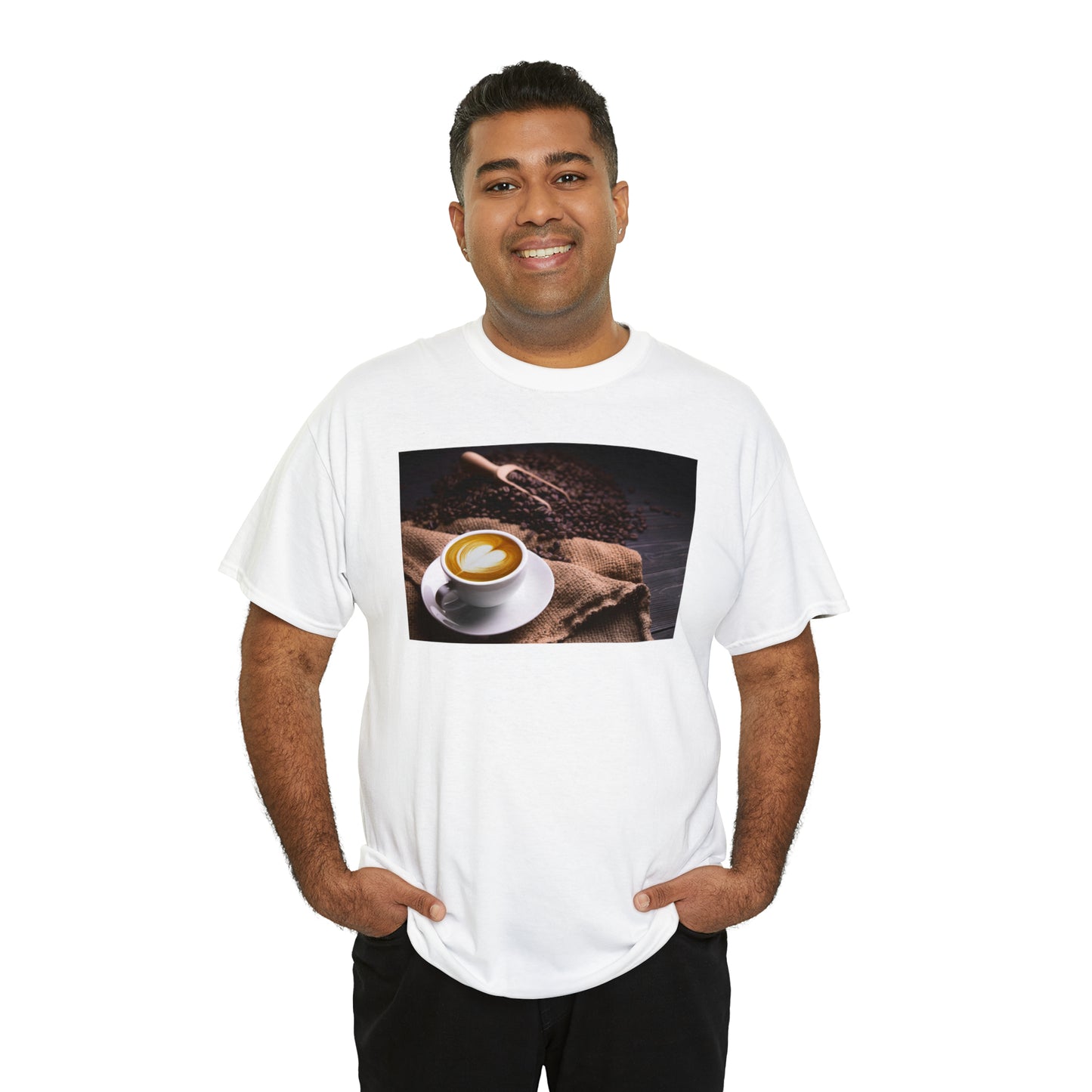 National Coffee Day Unisex Heavy Cotton Tee Express Delivery in Continental US