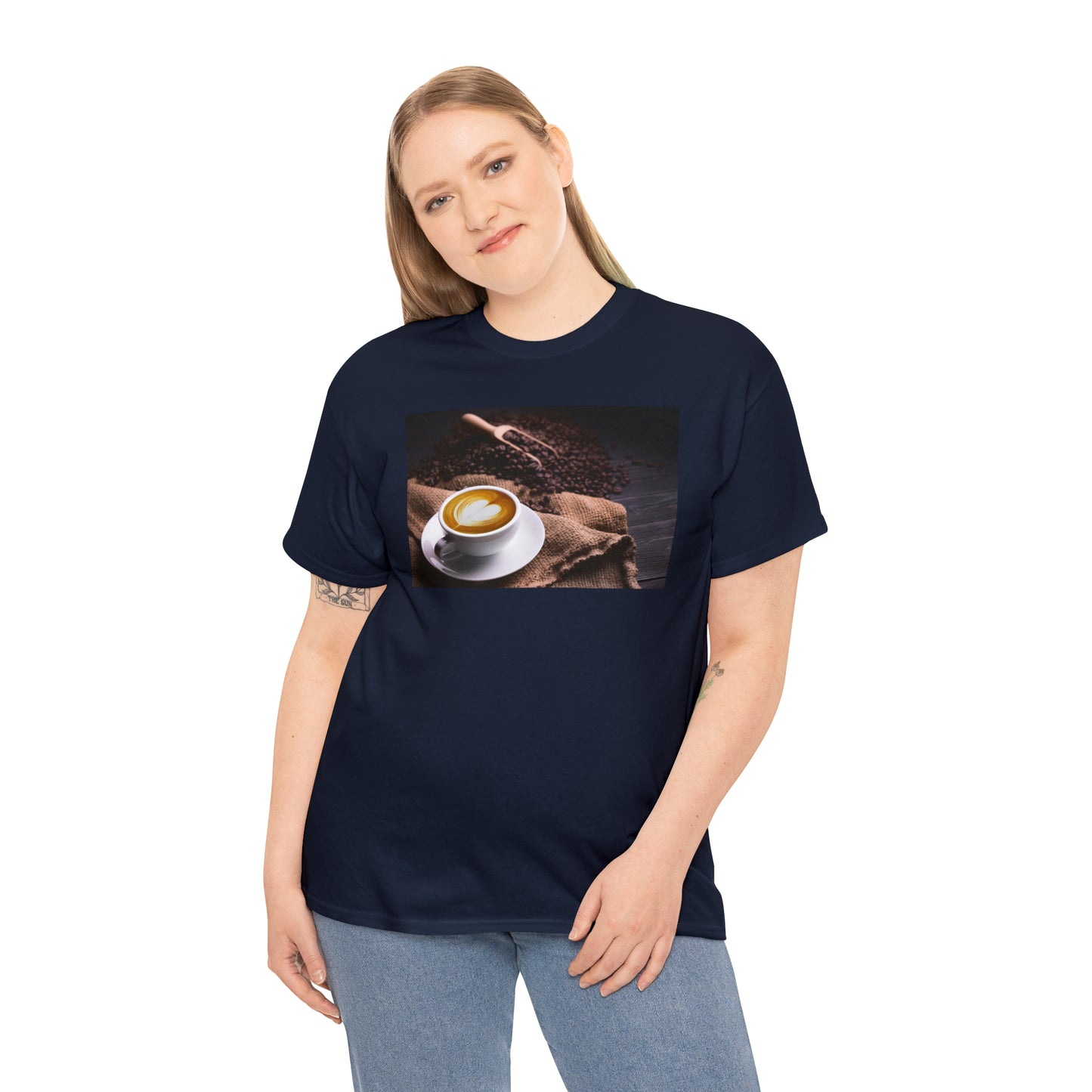 National Coffee Day Unisex Heavy Cotton Tee Express Delivery in Continental US