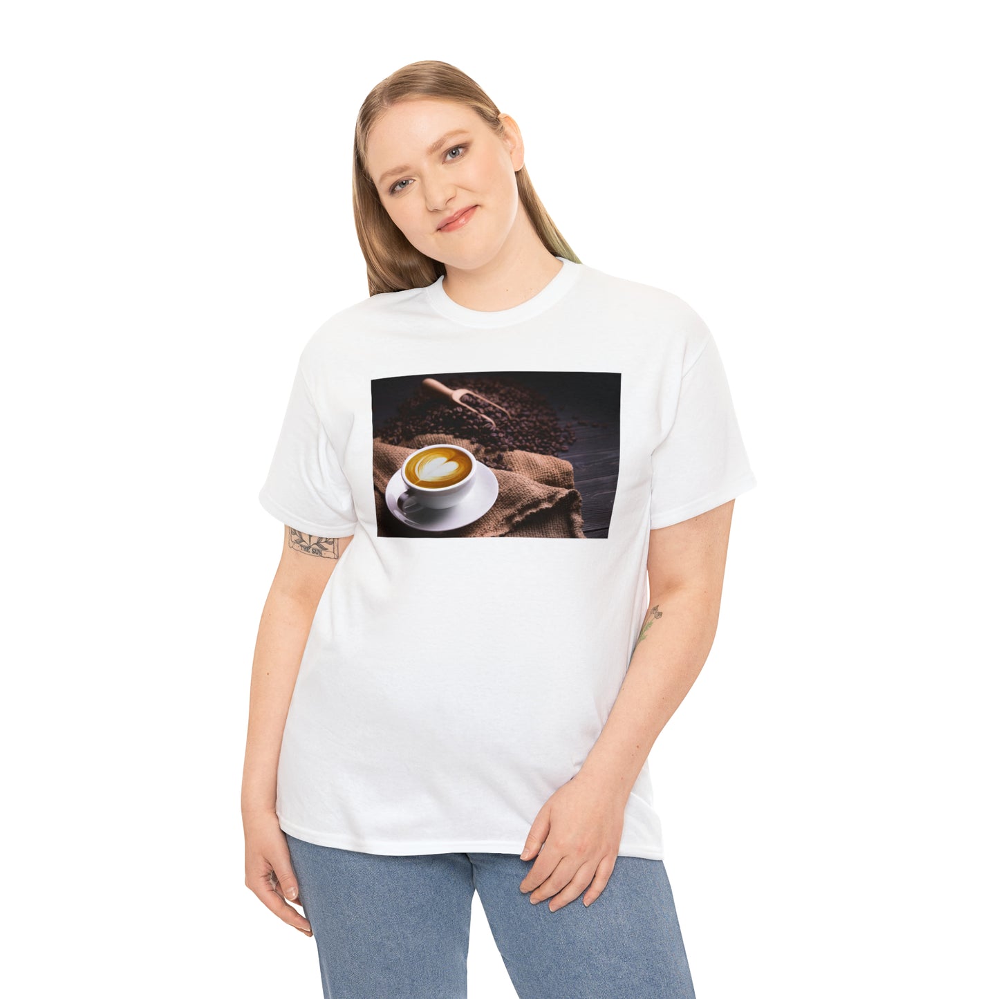 National Coffee Day Unisex Heavy Cotton Tee Express Delivery in Continental US