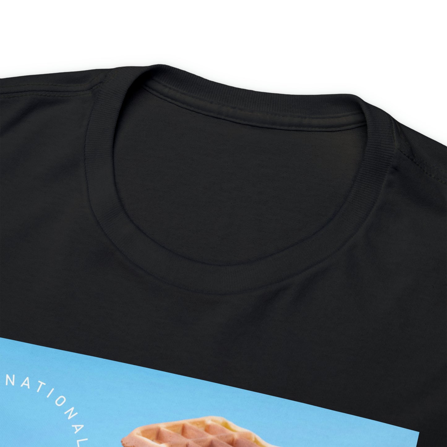National Waffle Day Unisex Heavy Cotton Tee Express Delivery in Continental US