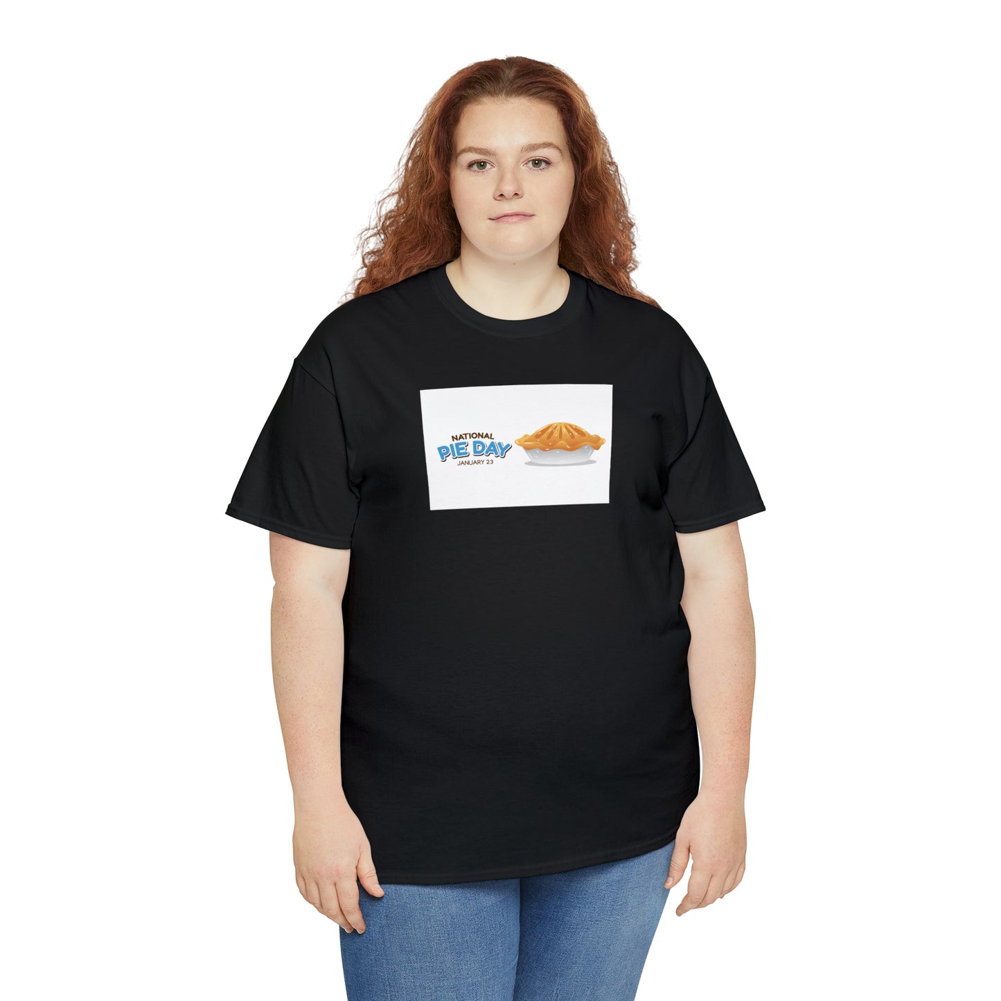 National Pie Day Unisex Heavy Cotton Tee Express Delivery in Continental US