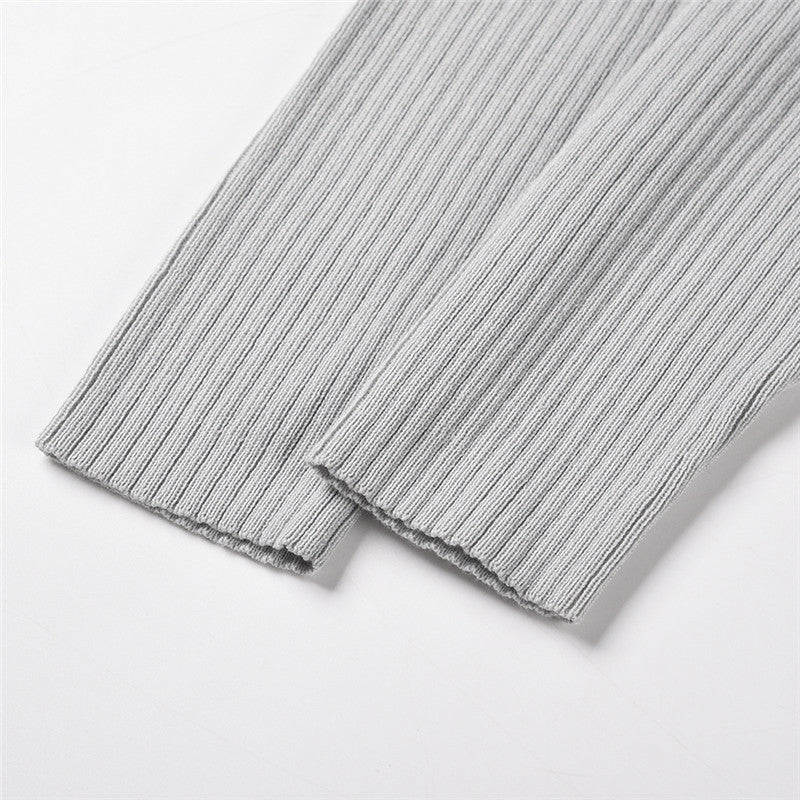Temperament Was Thin, High-waisted Large-length Dress, Base Sweater Skirt