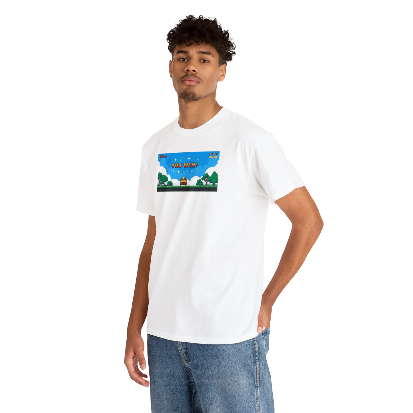 You Win Unisex Heavy Cotton Tee Express Delivery in Continental US
