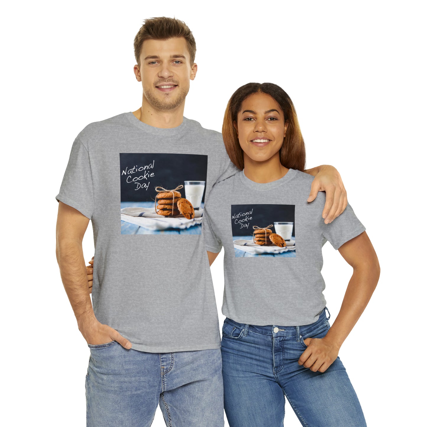 National Cookie Day  Unisex Heavy Cotton Tee Express Delivery in Continental US