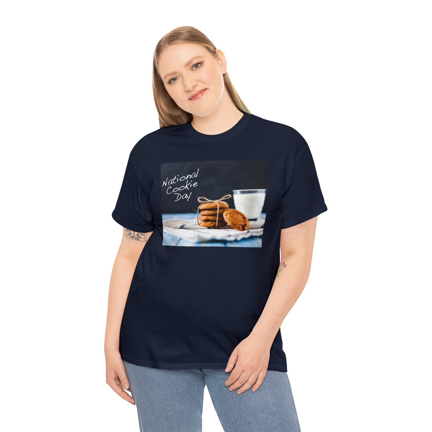 National Cookie Day  Unisex Heavy Cotton Tee Express Delivery in Continental US