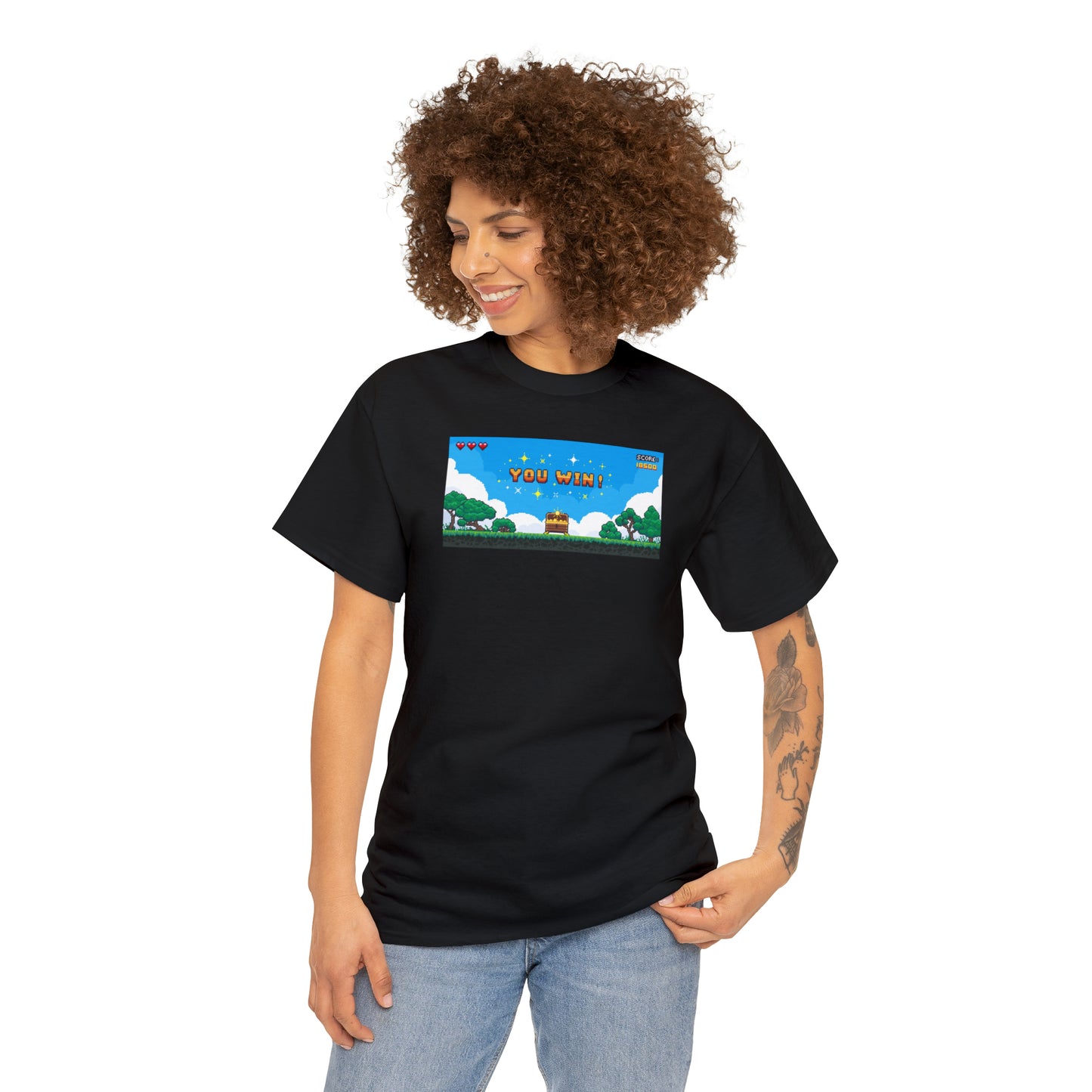 You Win Unisex Heavy Cotton Tee Express Delivery in Continental US