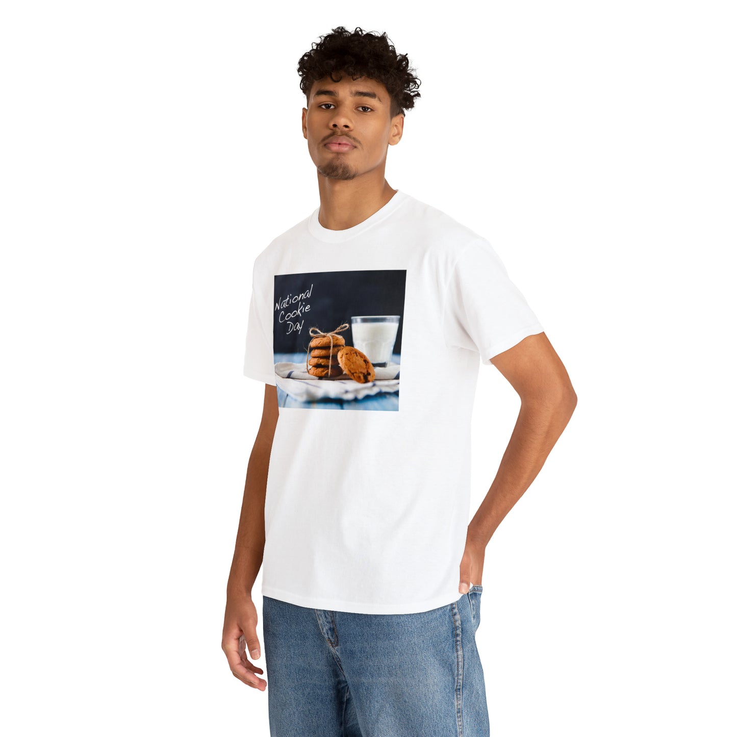National Cookie Day  Unisex Heavy Cotton Tee Express Delivery in Continental US